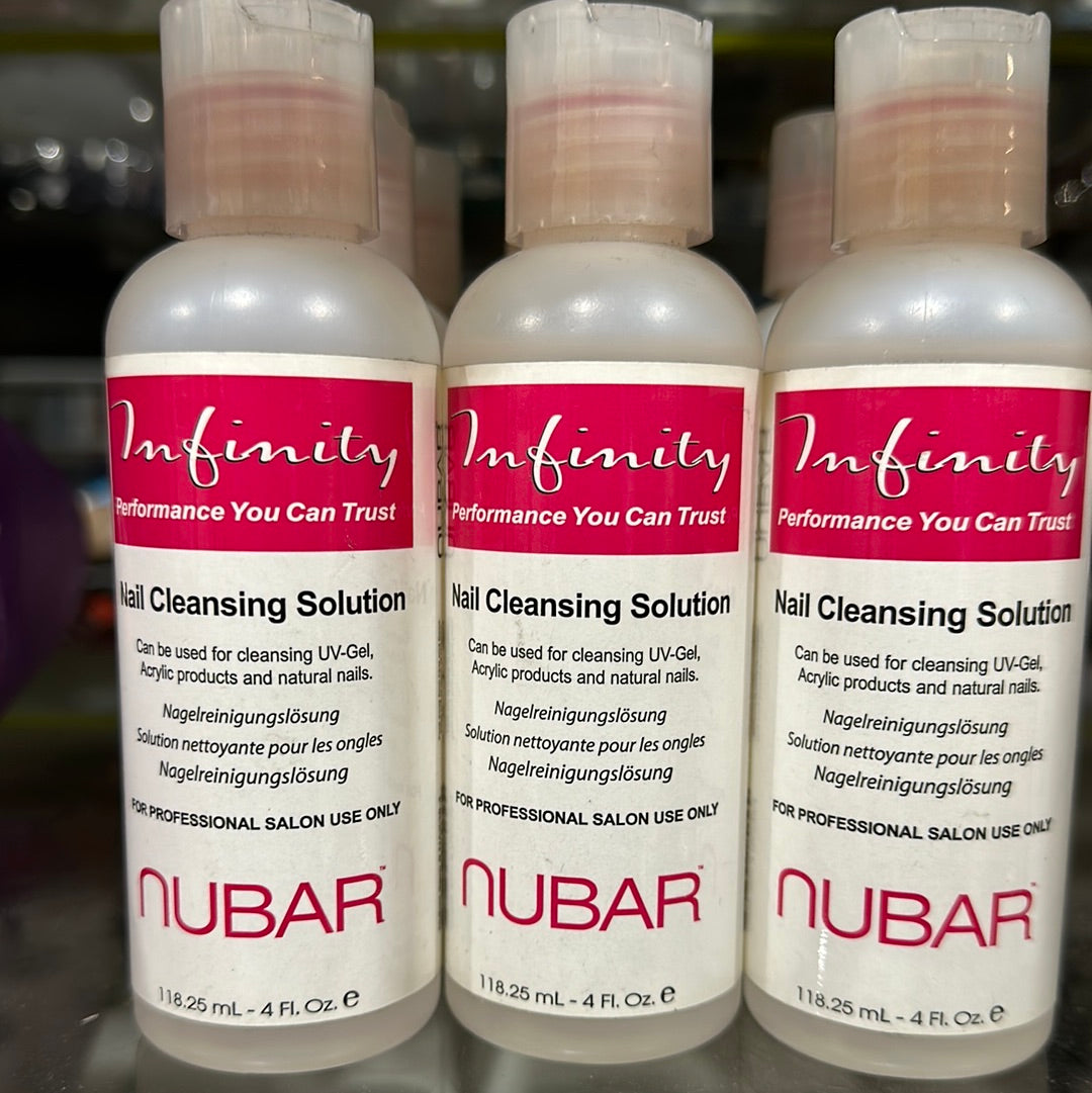 NUBAR INFINITY NAIL CLEANSING SOLUTION 4 OZ