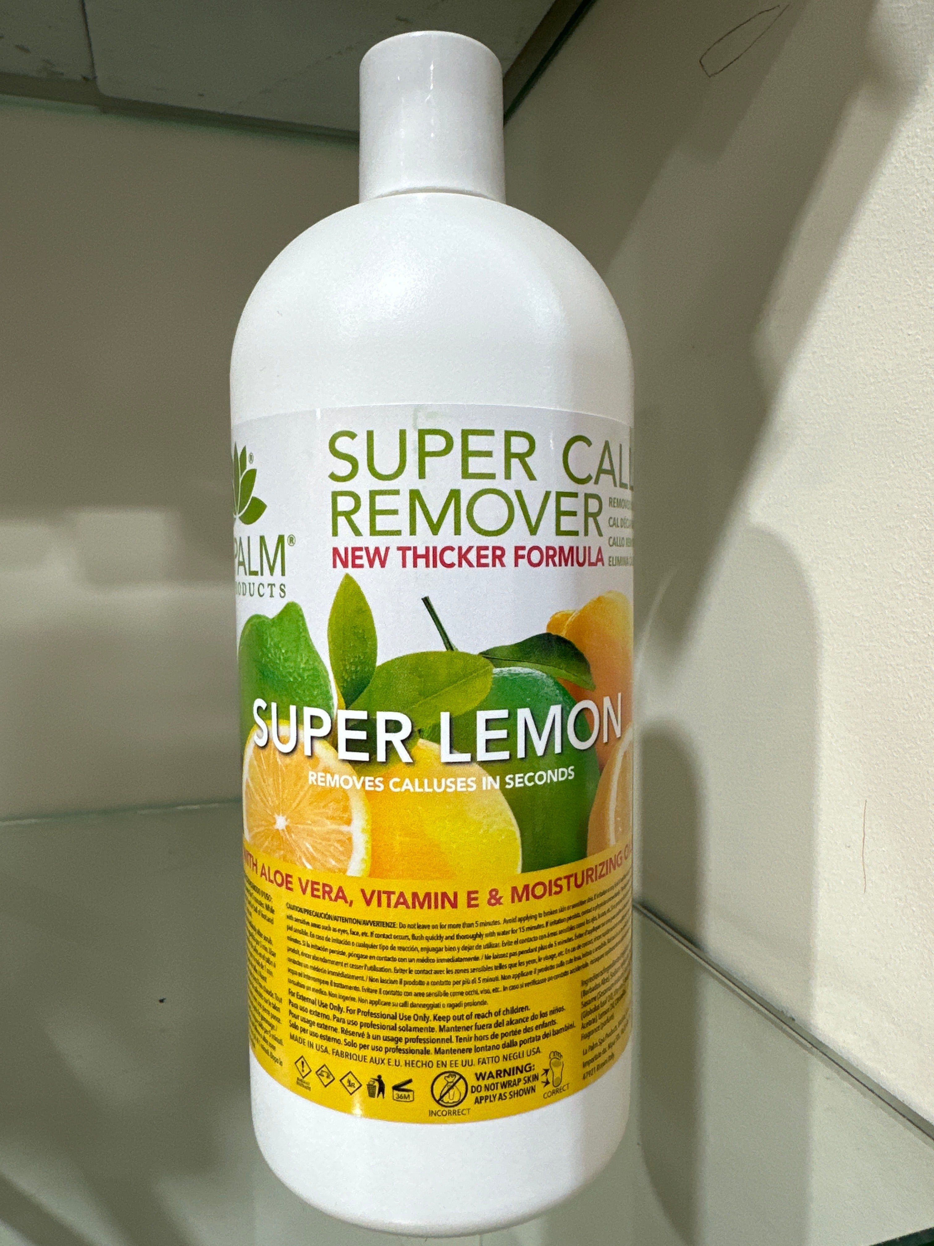 LAPALM CALLUS REMOVER 32OZ- SUPER LEMON