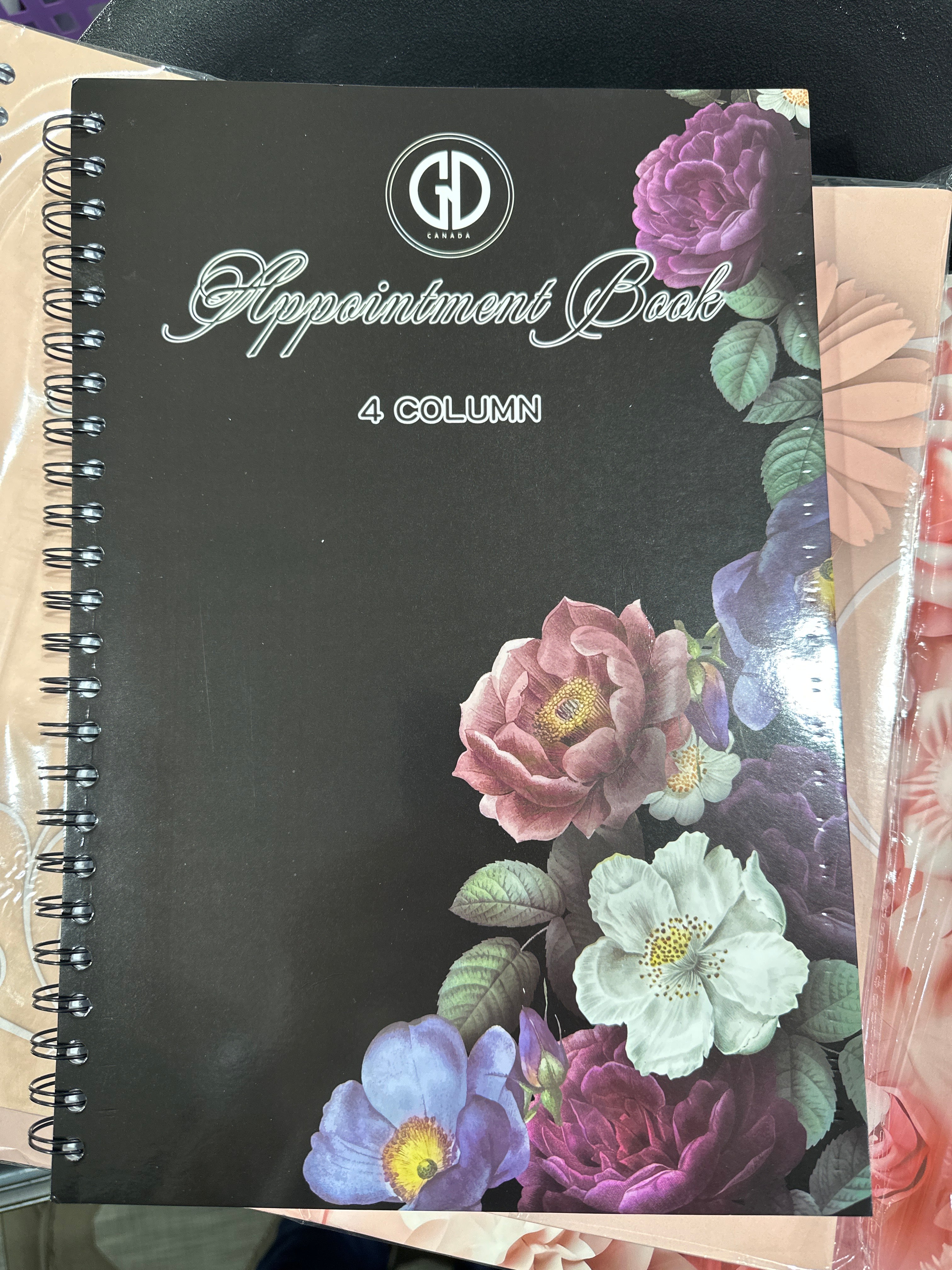 GND APPOINTMENT BOOK 150 PAGES- FLOWER STYLE