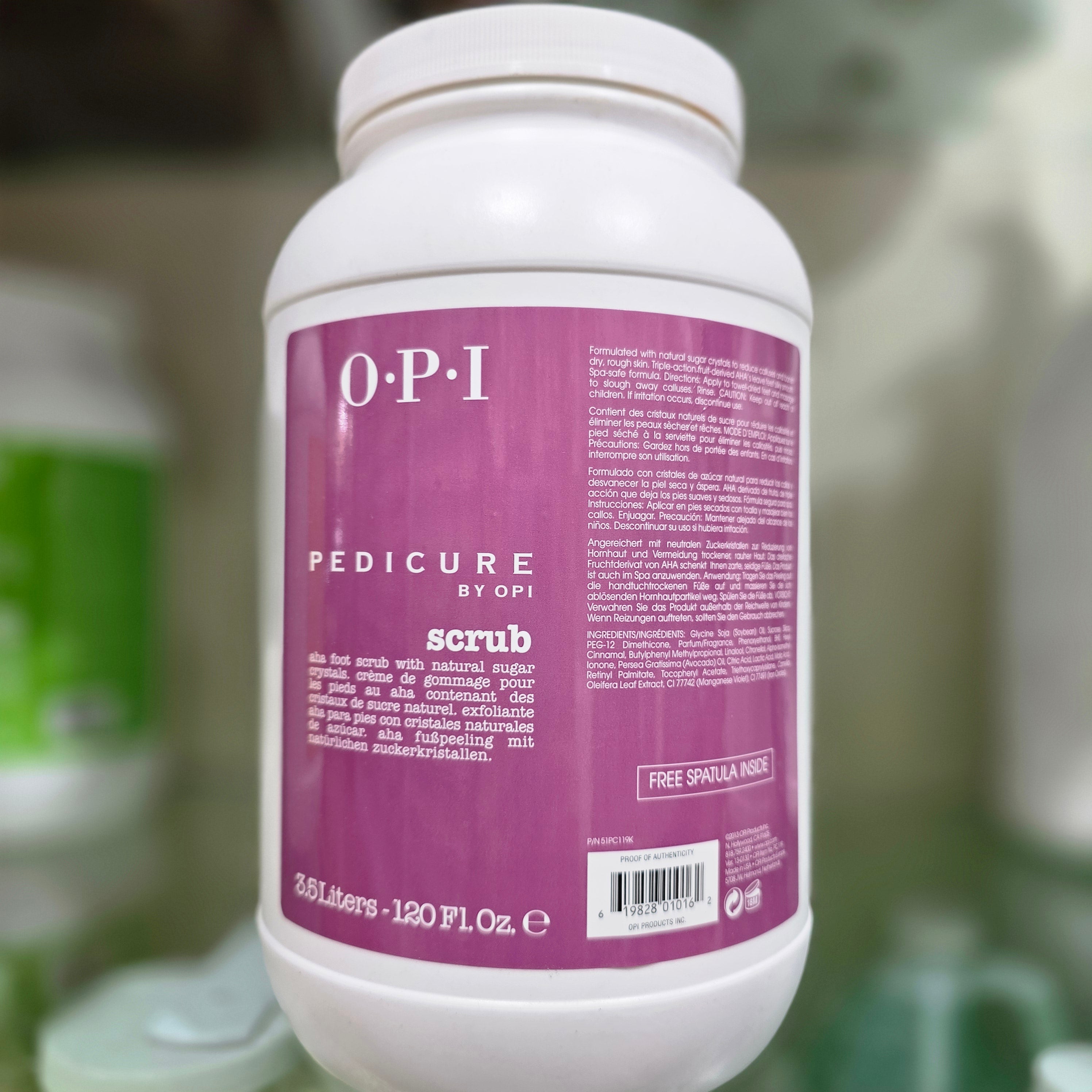 PC119 OPI PEDICURE SCRUB 3.5 LITER