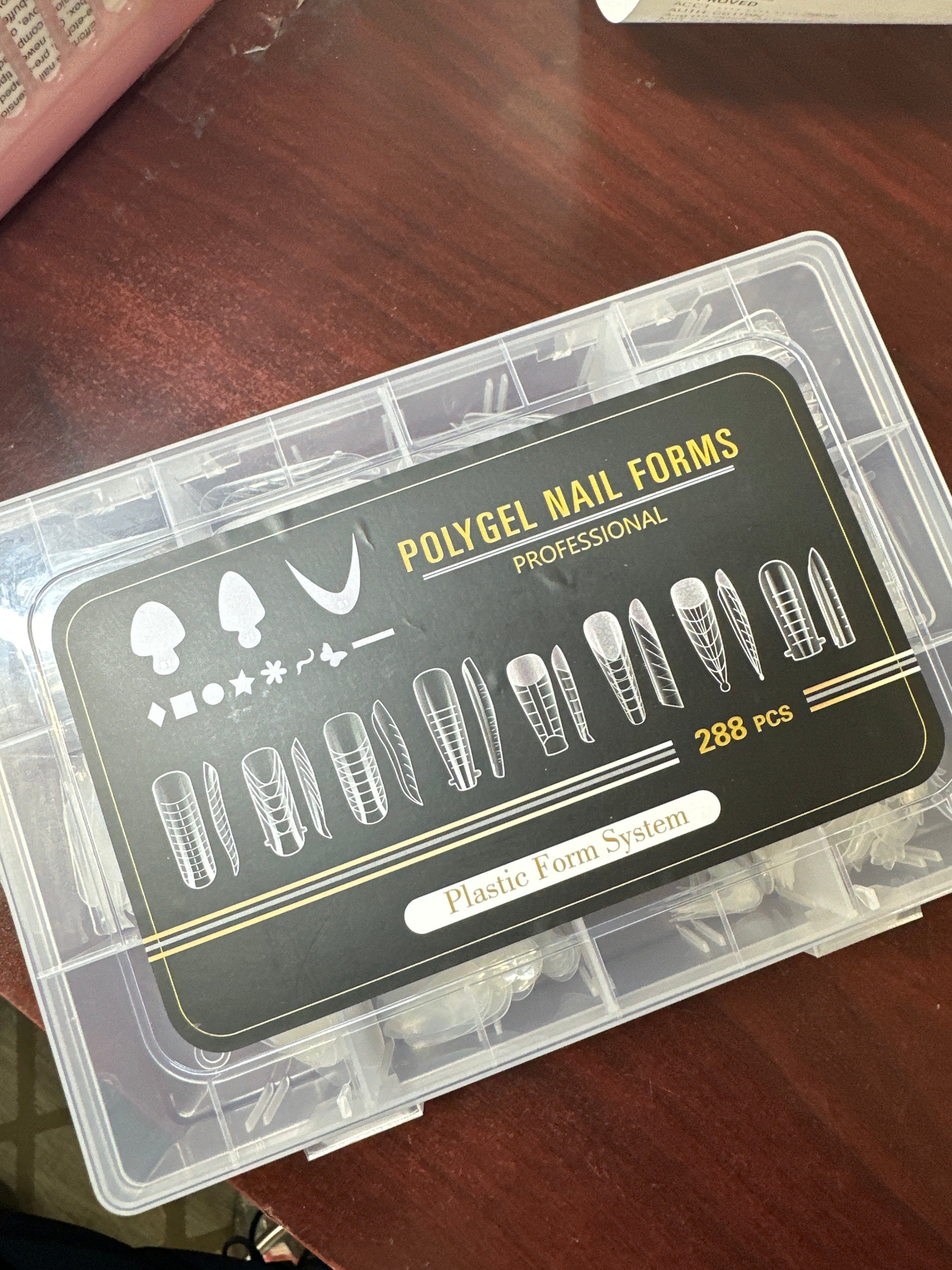 POLYGEL NAIL FORMS ( 288 /BOX )