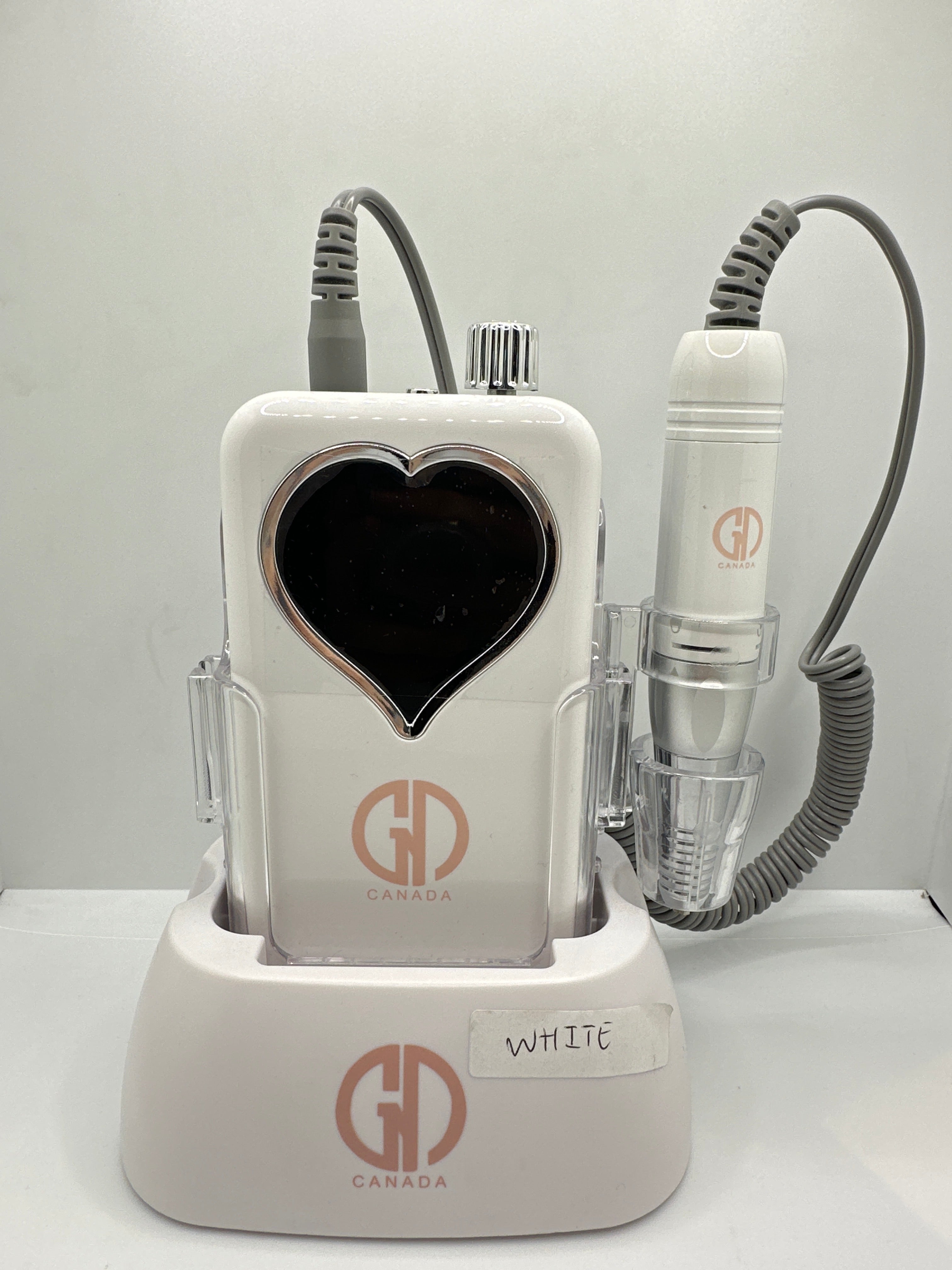 GND HYBRID RECHARGEABLE NAIL DRILL - HEART SHAPE SCREEN