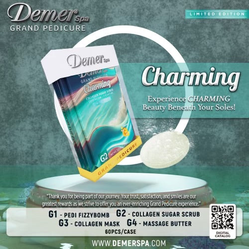 DEMER DELUXE PEDICURE KIT CHARMING