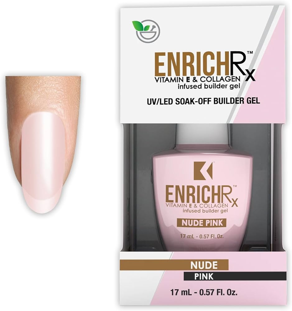 KUPA ENRICHRX UV/LED SOAK OFF BUILDER GEL - NUDE PINK