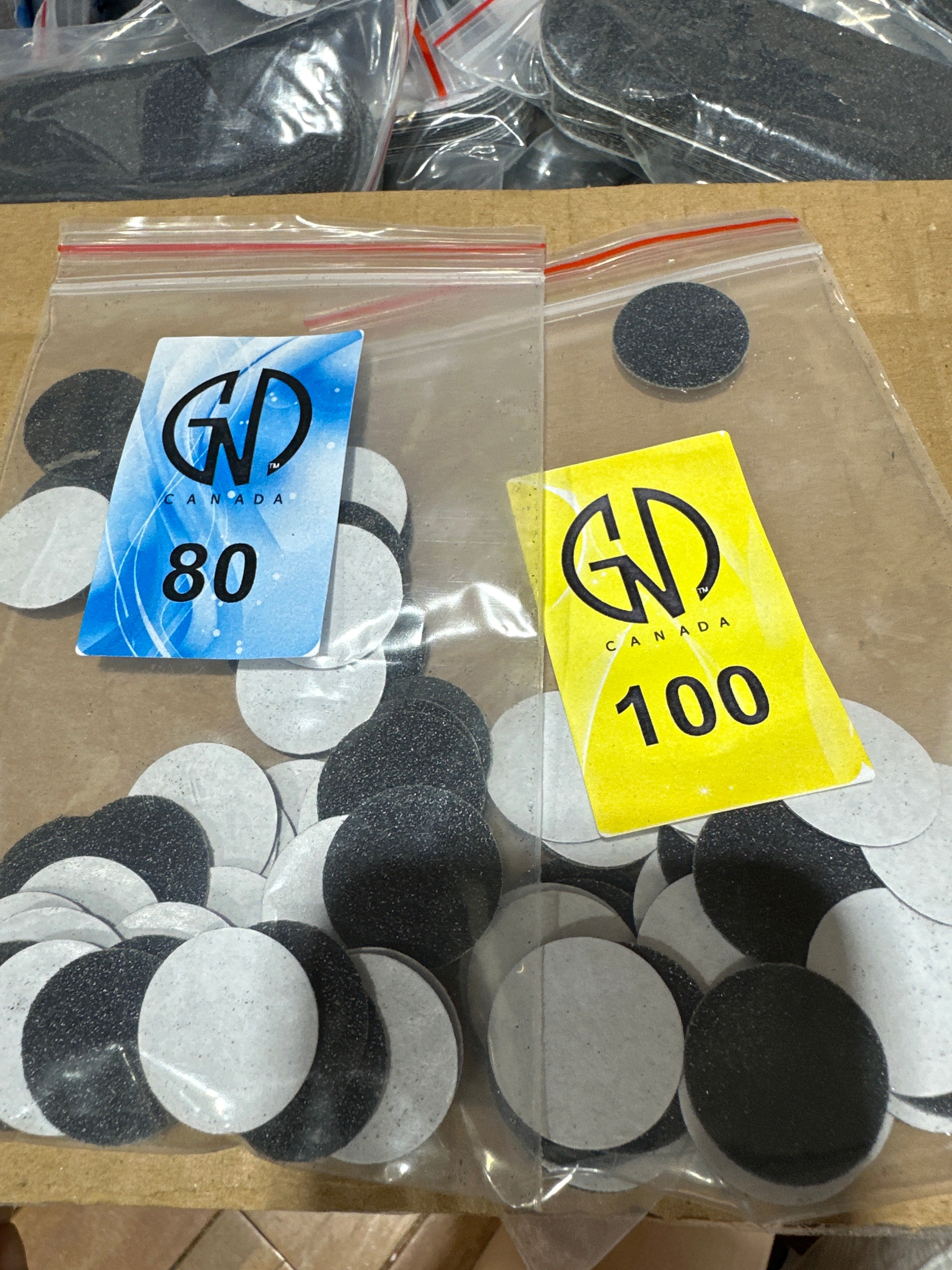 GND SMALL  ROUND CALLUS SANDING DISC 50/PKG