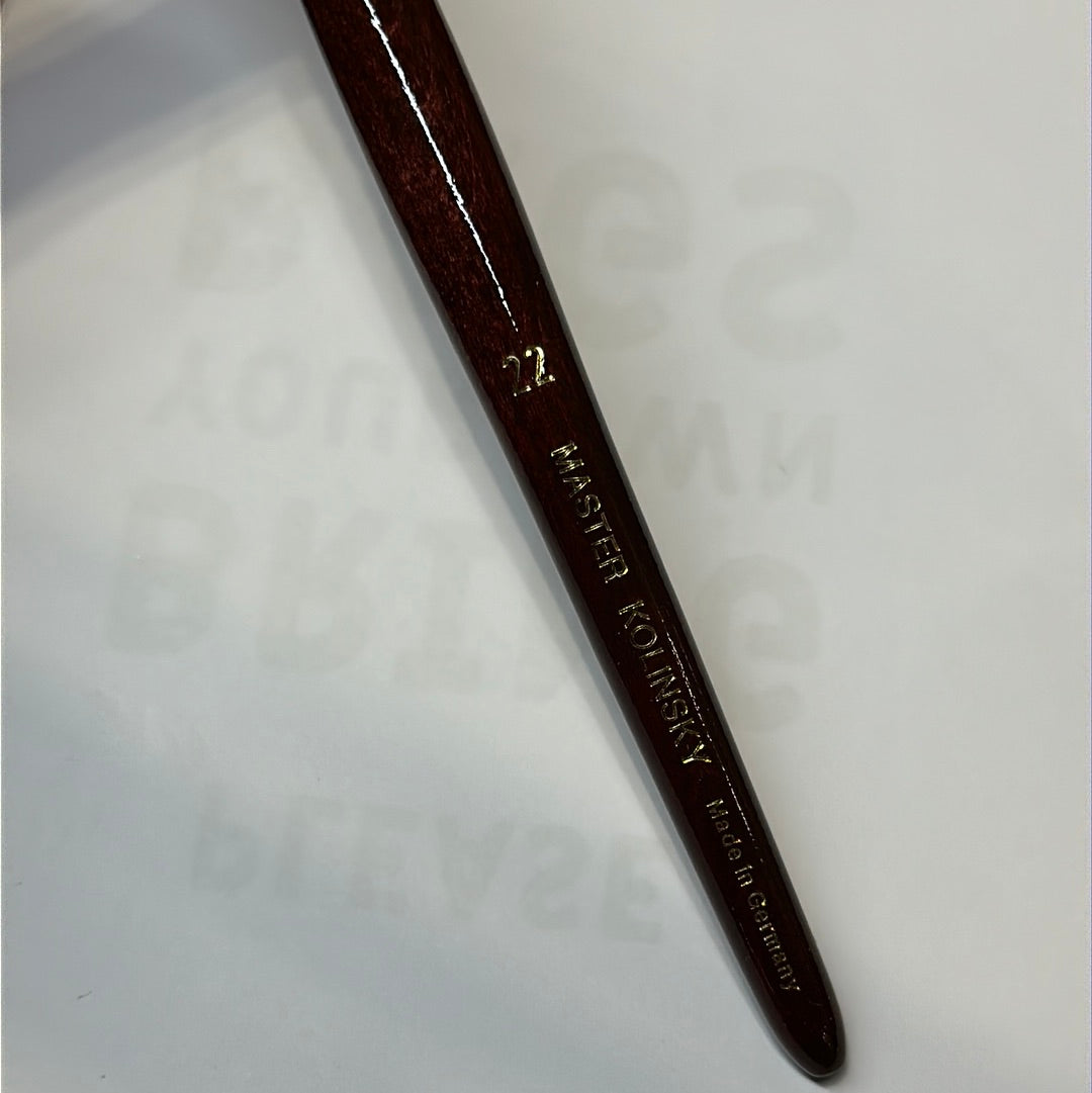 EUR 28-112-22/R MASTER KOLINSKY S/H #22 BRUSH