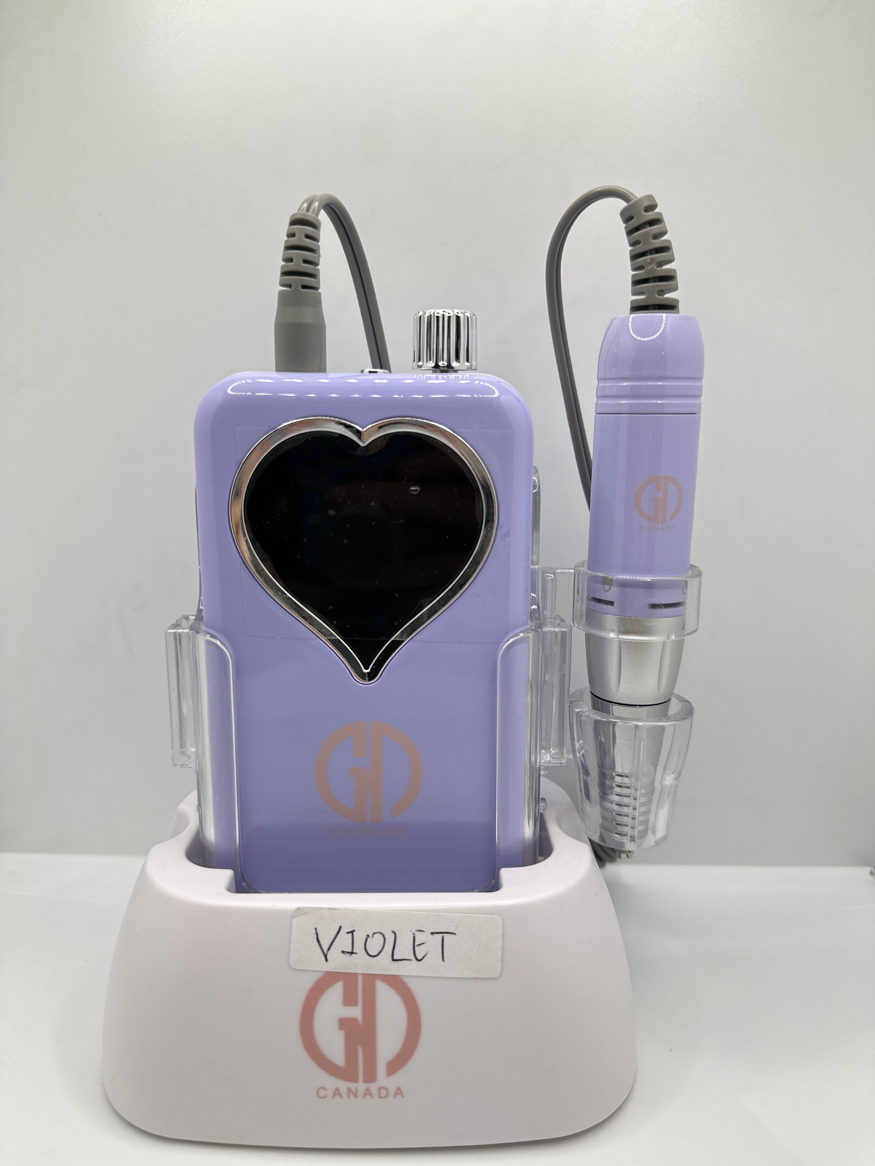 GND HYBRID RECHARGEABLE NAIL DRILL - HEART SHAPE SCREEN