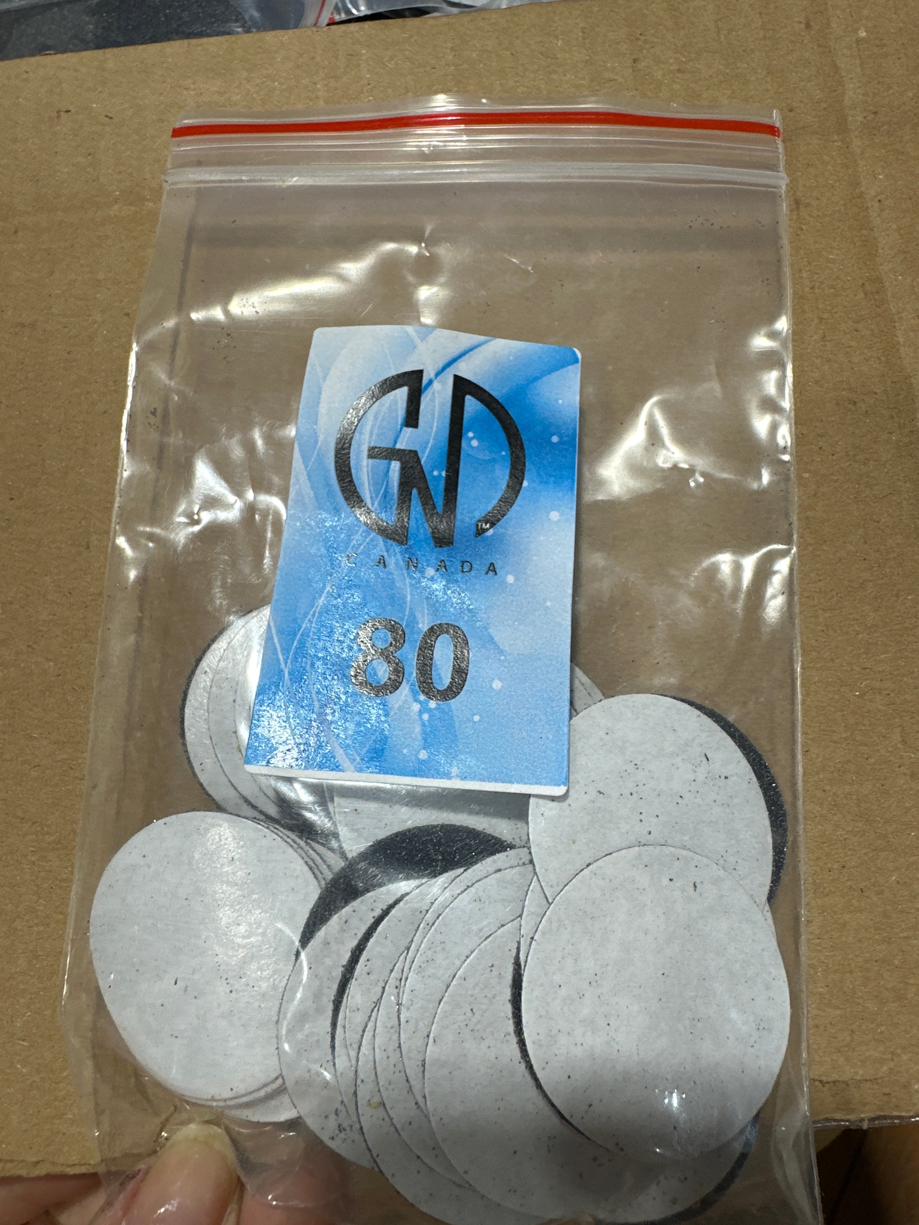 GND LARGE ROUND CALLUS SANDING DISC 50/PKG