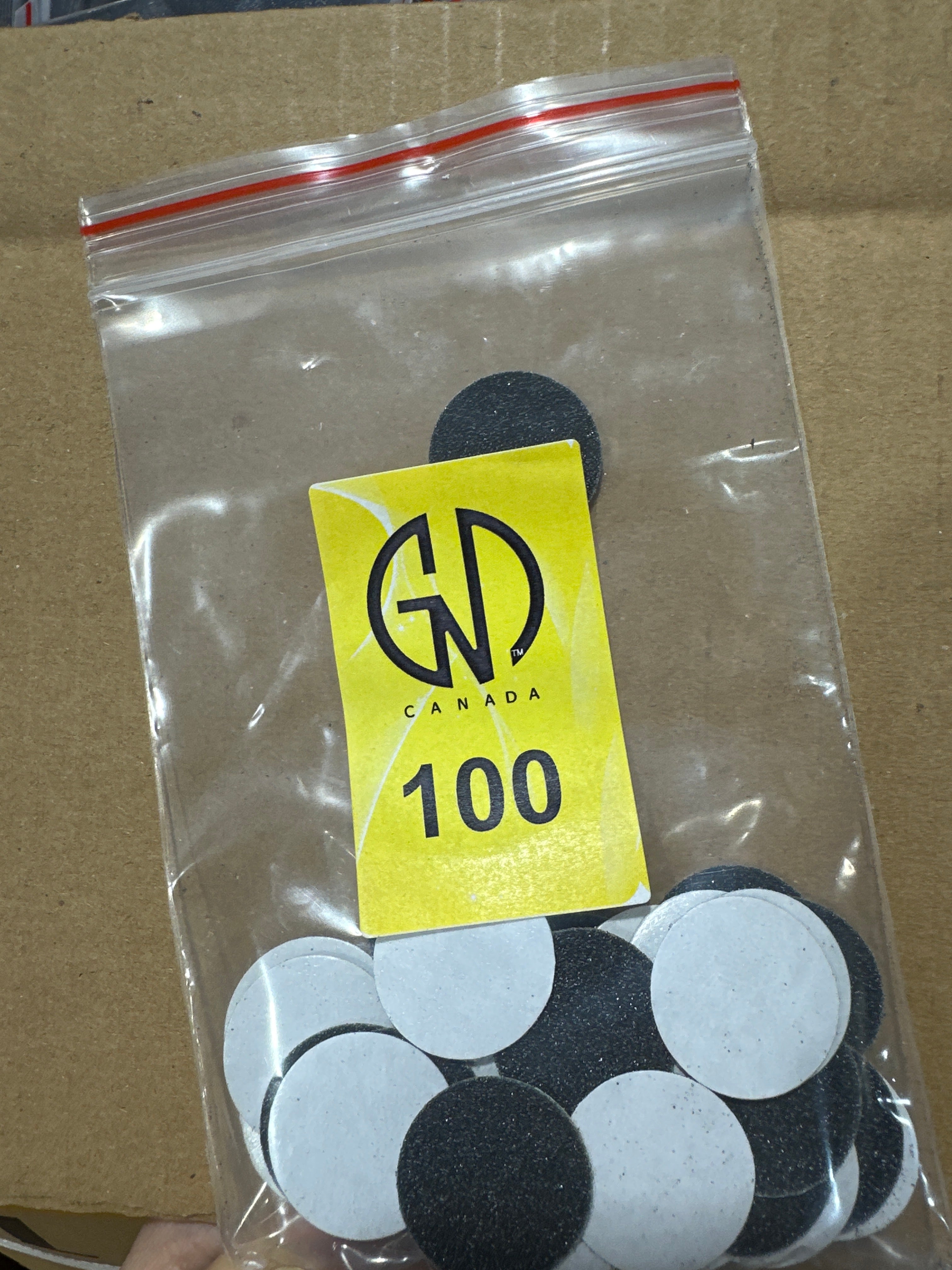 GND SMALL  ROUND CALLUS SANDING DISC 50/PKG