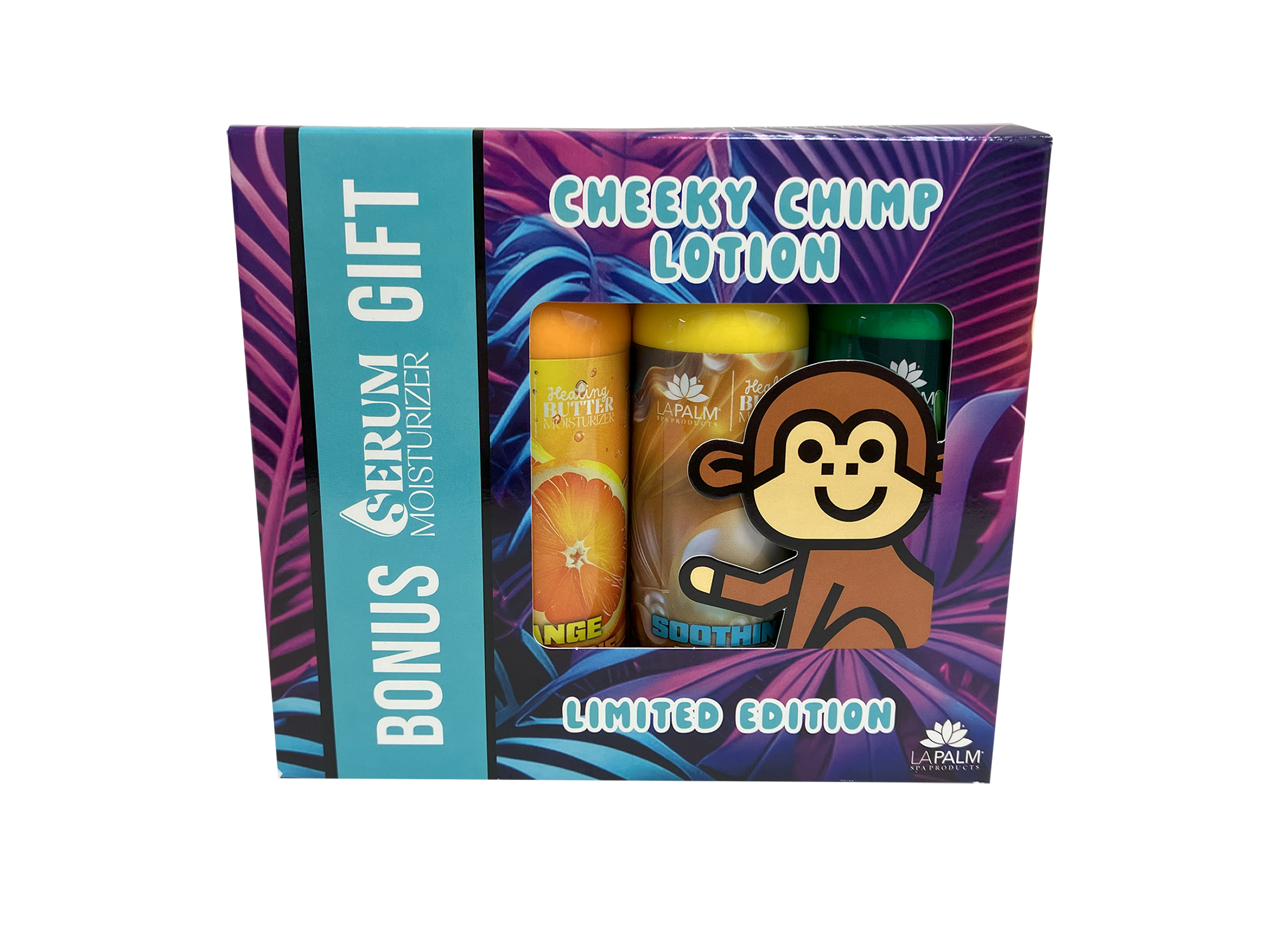 CHEEKY CHIMP - LAPALM HEALING BUTTER HOLIDAY SET-4 PCS/BOX