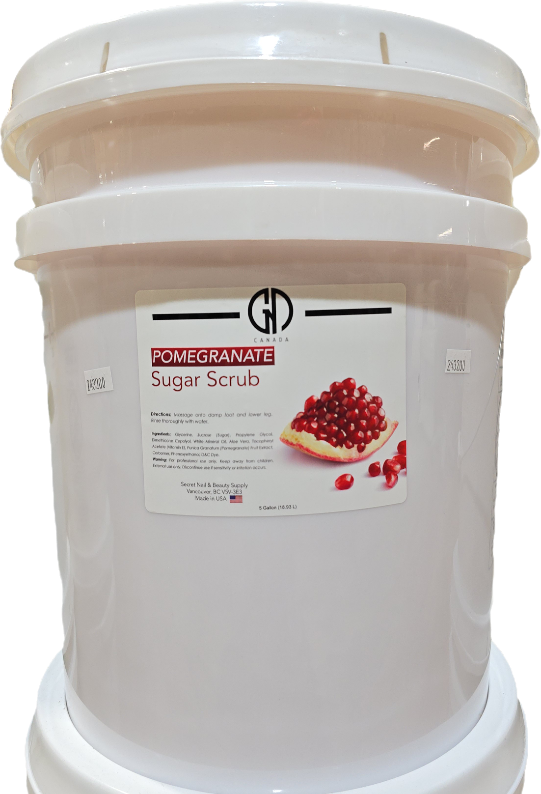 GND SUGAR SCRUB 5 GALLON