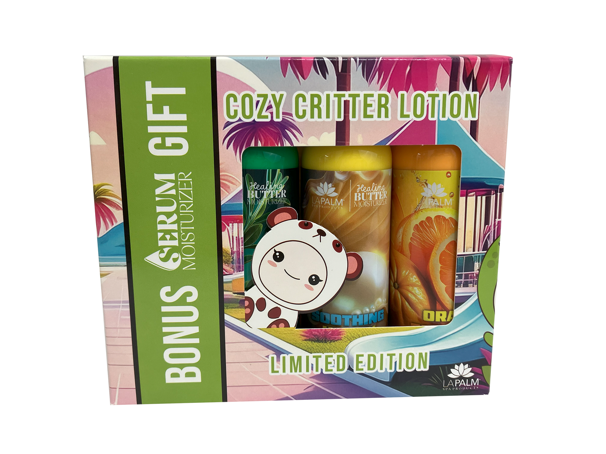 COZY CRITTER - LAPALM HEALING BUTTER HOLIDAY SET-4 PCS/BOX