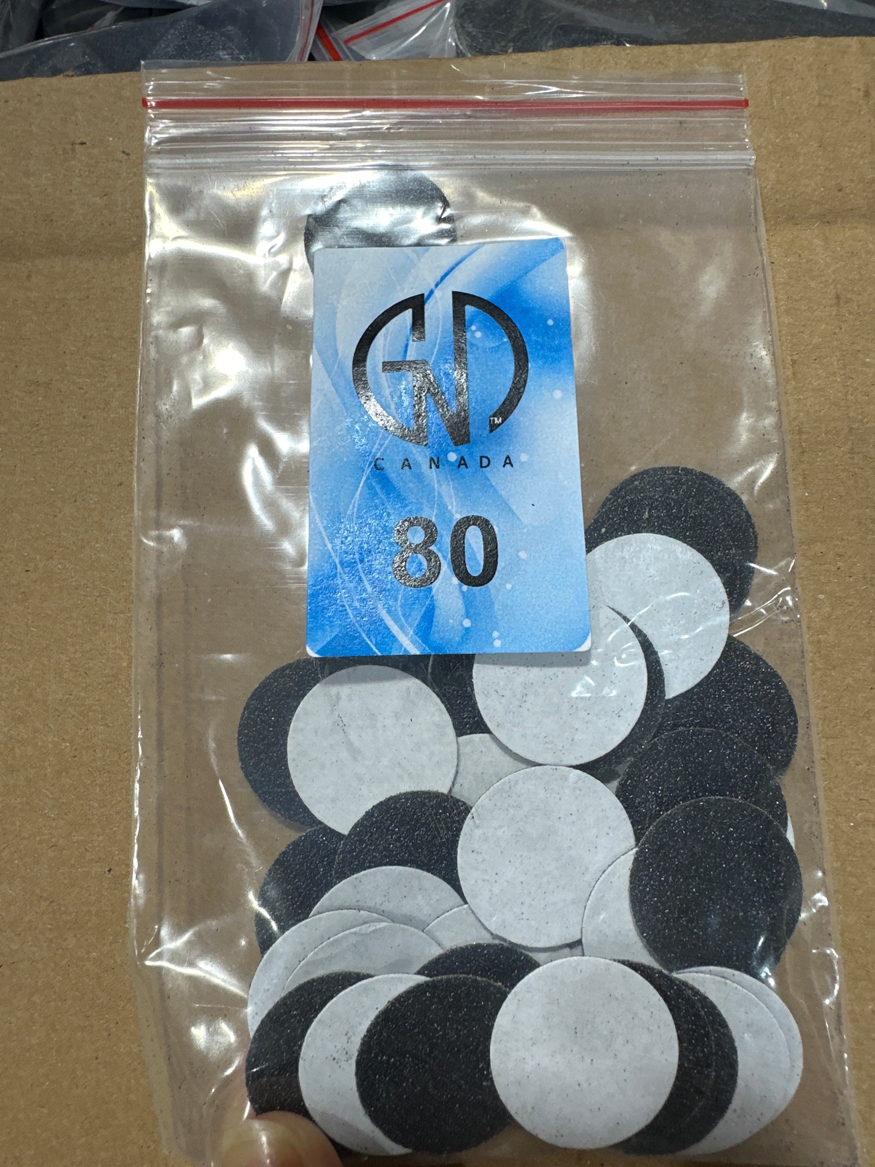 GND SMALL  ROUND CALLUS SANDING DISC 50/PKG