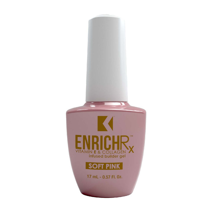 KUPA ENRICHRX UV/LED SOAK OFF BUILDER GEL - SOFT PINK