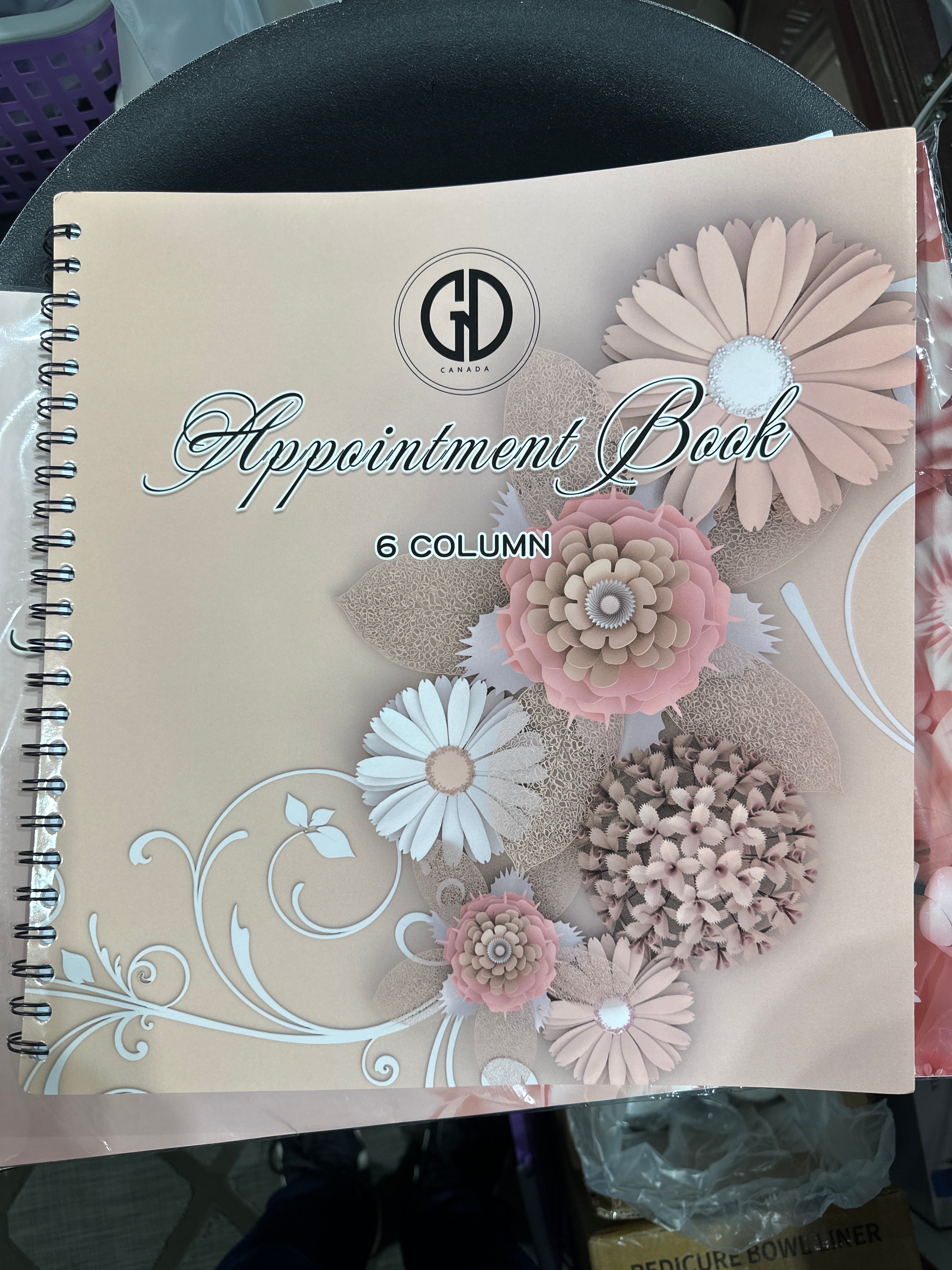 GND APPOINTMENT BOOK 150 PAGES- FLOWER STYLE