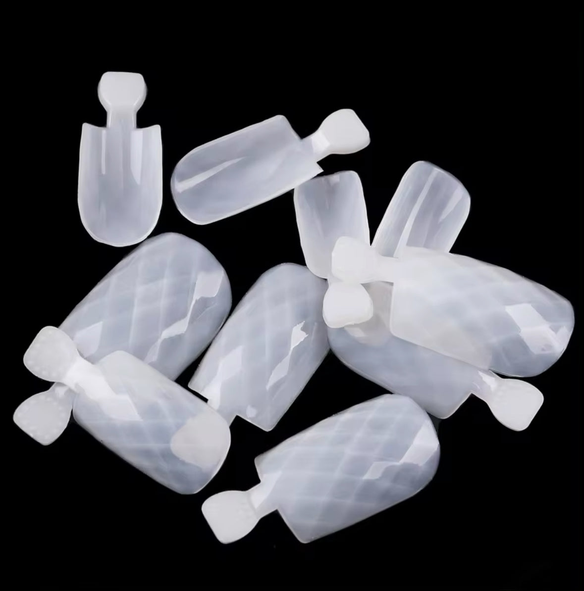 YI LIANG DIAMOND NAIL TIPS EXTENSION FULL COVER/BAG 500PCS