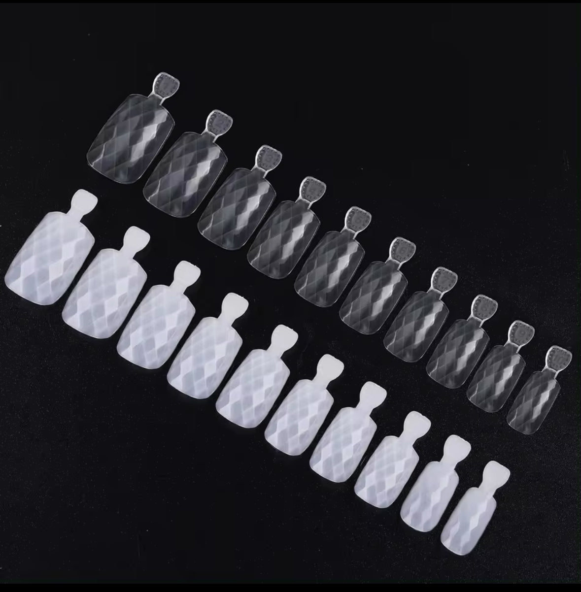 YI LIANG DIAMOND NAIL TIPS EXTENSION FULL COVER/BAG 500PCS