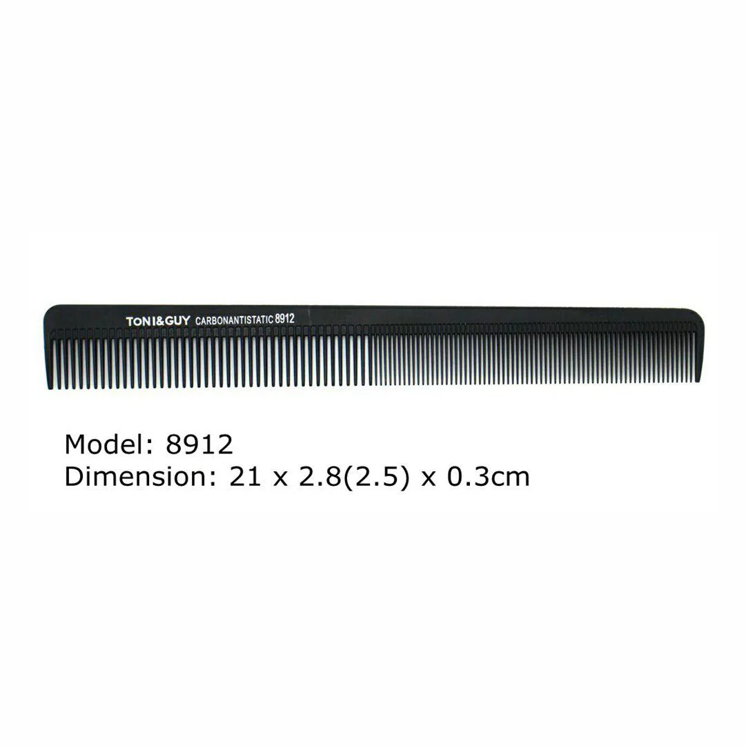 8912 TONI & GUY CARBON ANTISTATIC COMB