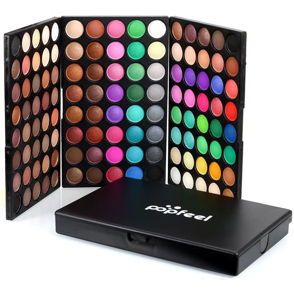 POPFEEL 120 colors EYESHADOW PALETTE FOR AURA NAIL DESIGNS