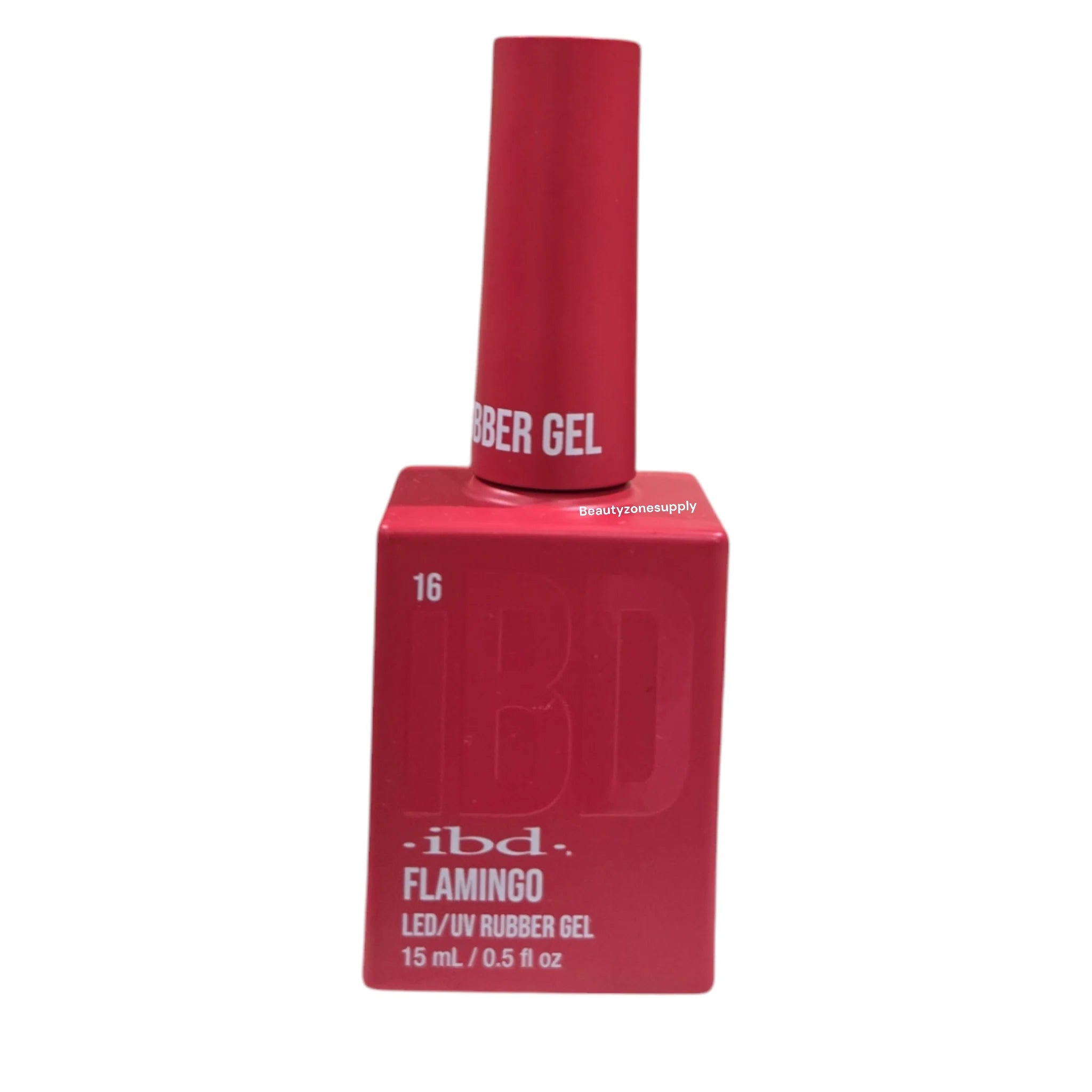 Ibd LED/UV RUBBER GEL - FLAMINGO - 16 - 15ML