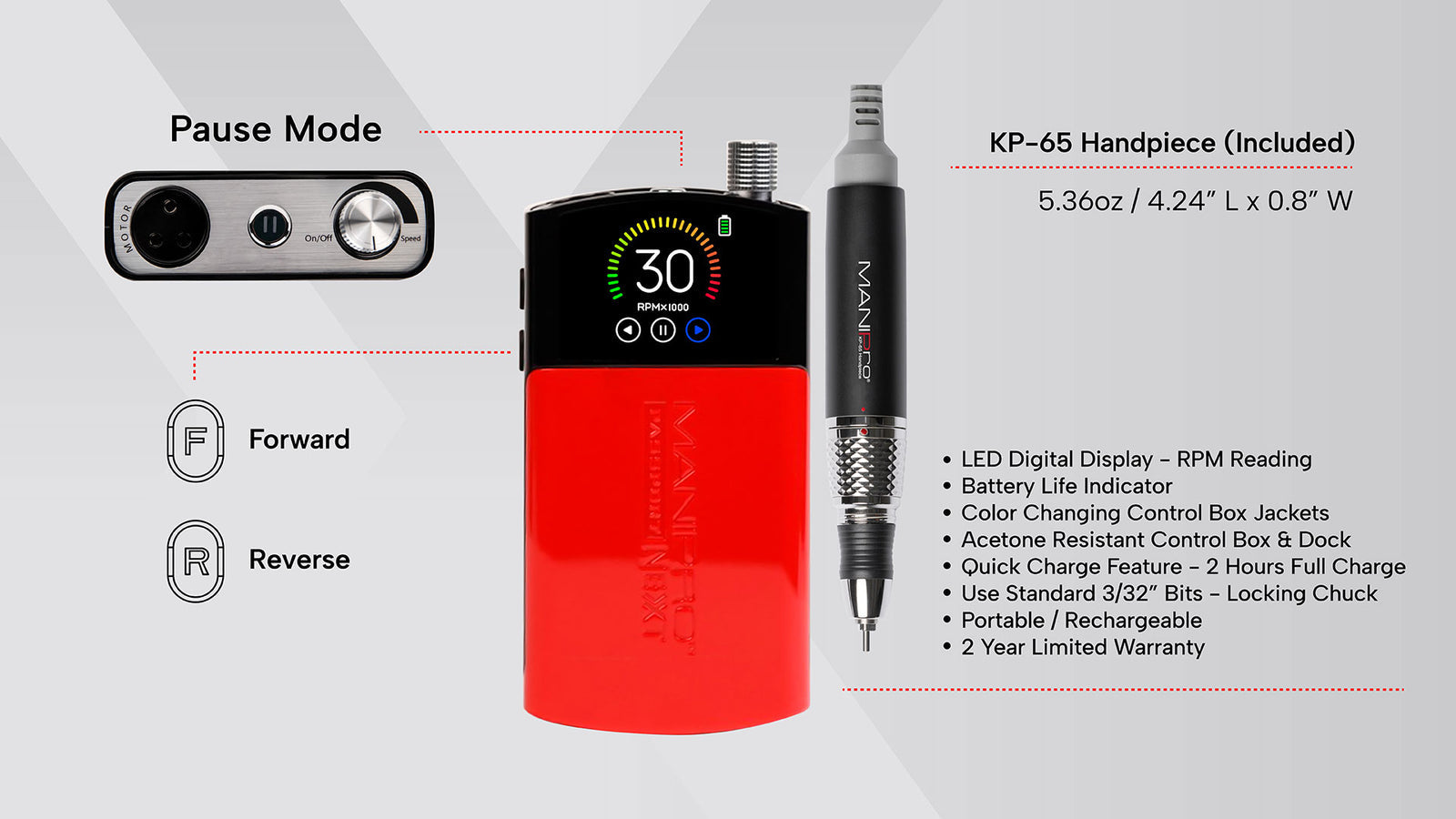 MANIPRO PASSPORT NEXT with KP65 HANDPIECE