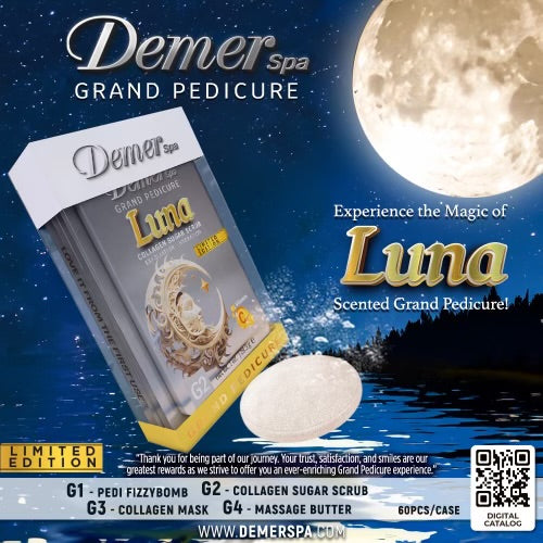 DEMER DELUXE PEDICURE KIT LUNA