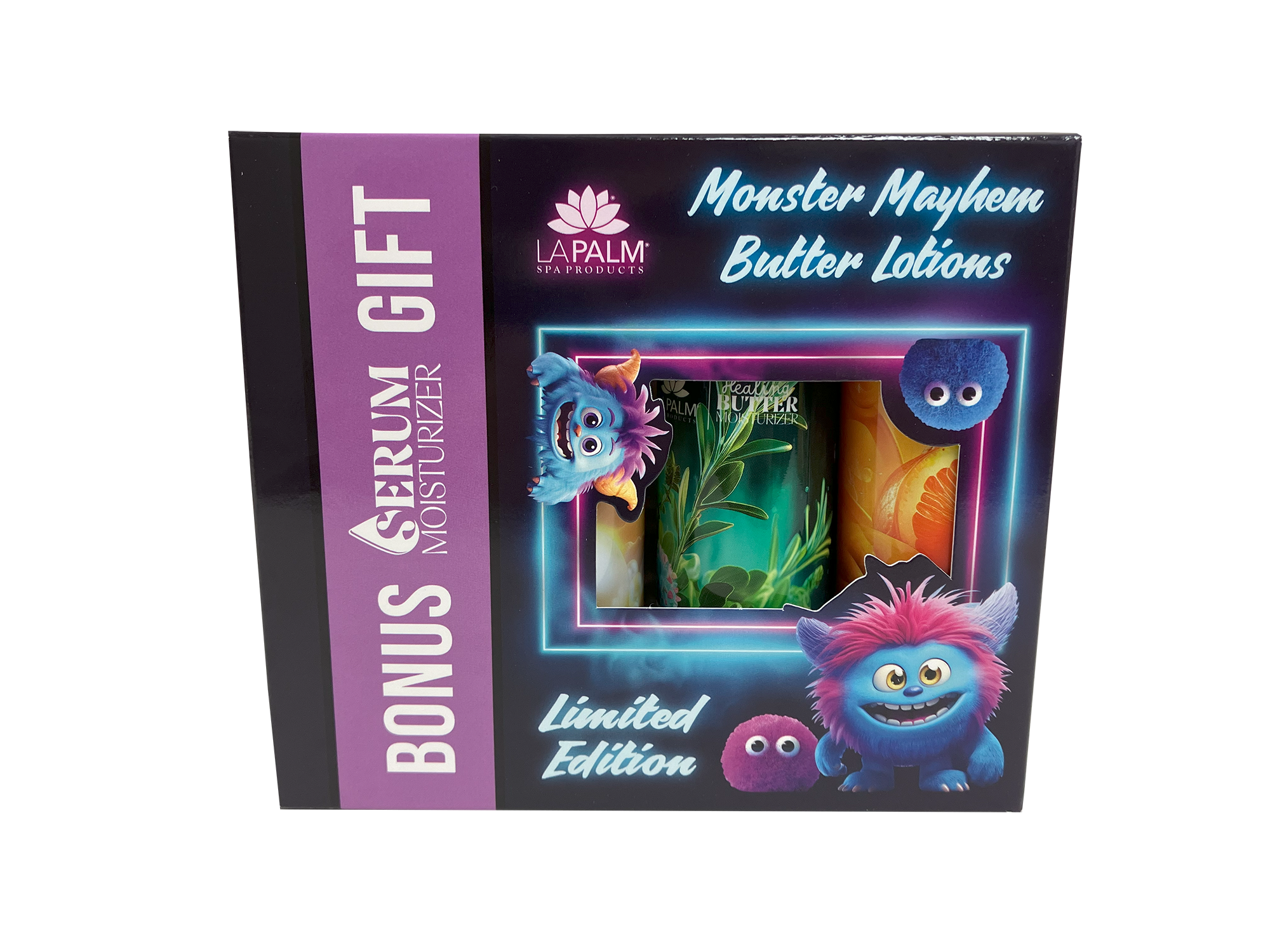 MONSTER MAYHEM - LAPALM HEALING BUTTER HOLIDAY SET-4 PCS/BOX