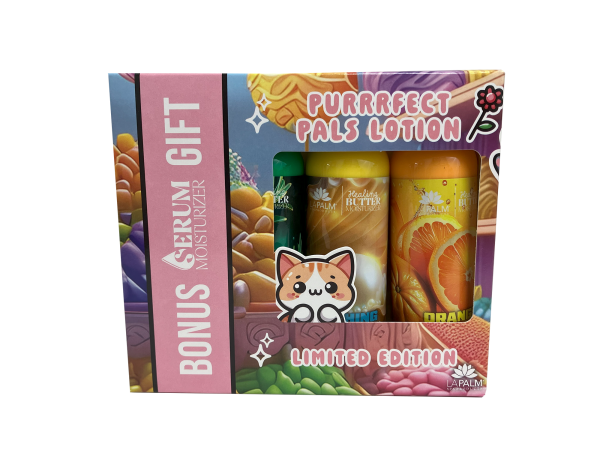 PURRRFECT PALS - LAPALM HEALING BUTTER HOLIDAY SET-4 PCS/BOX