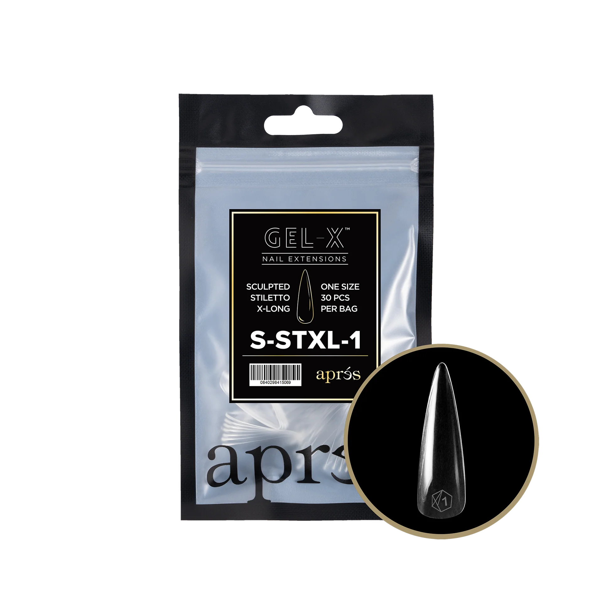 APRES TIP BAG - 1 - SCULPTED STILETTO EXTRA LONG