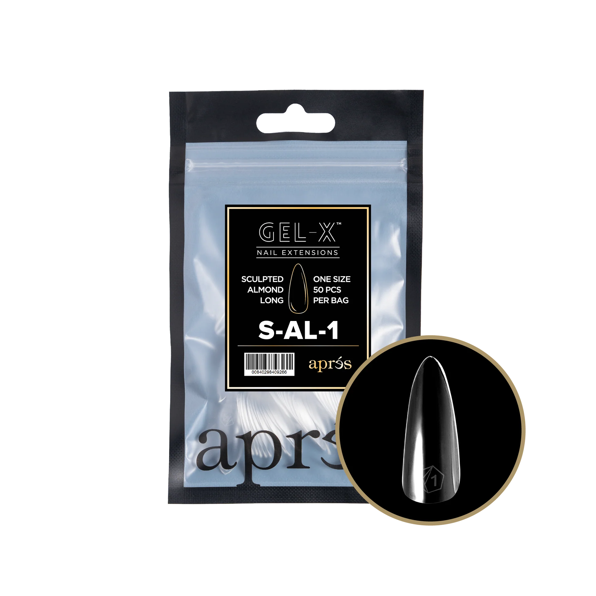 APRES TIP BAG - 1 - SCULPTED ALMOND LONG