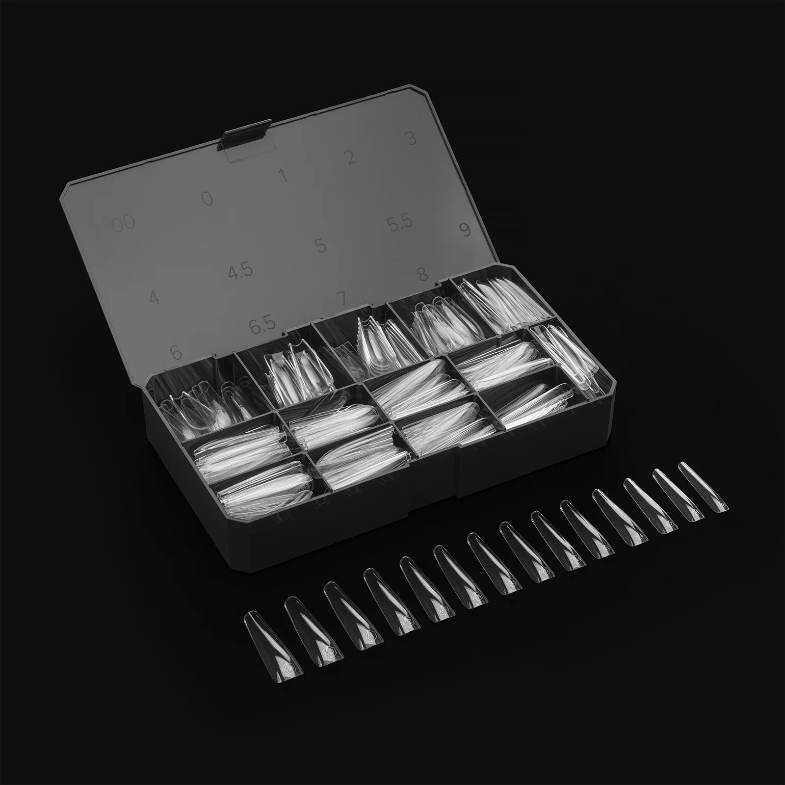 APRES GEL-X SCULPTED COFFIN EXTRA LONG TIP - 420PCS