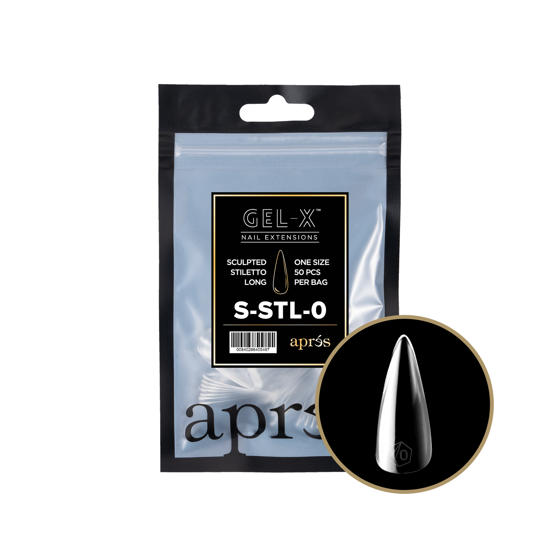 APRES TIP BAG - 0 - SCULPTED STILETTO LONG