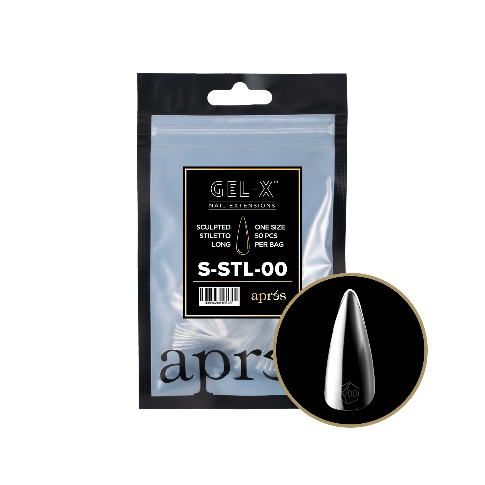 APRES TIP BAG - 00 - SCULPTED STILETTO LONG