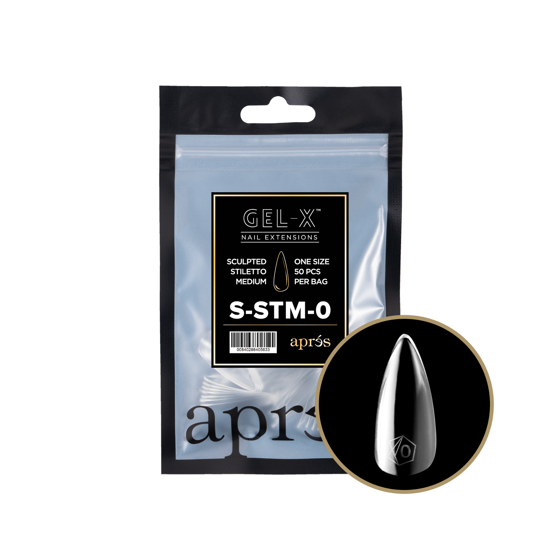 APRES TIP BAG - 0 - SCULPTED STILETTO MEDIUM