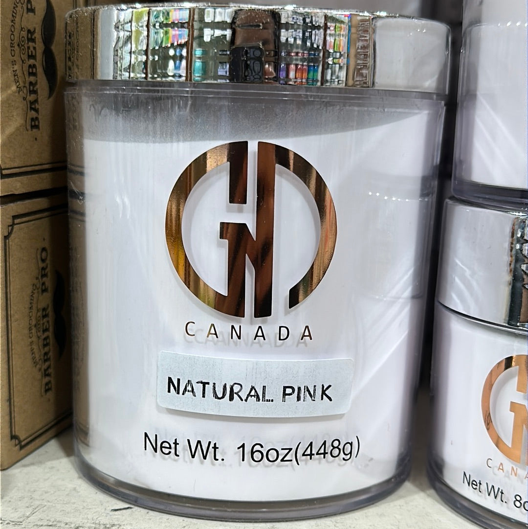 GND POWDER  NATURAL PINK  16 OZ