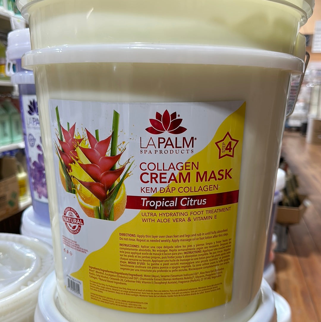 LAPALM COLLAGEN CREAM MASK 5 GALLON-TROPICAL CITRUS