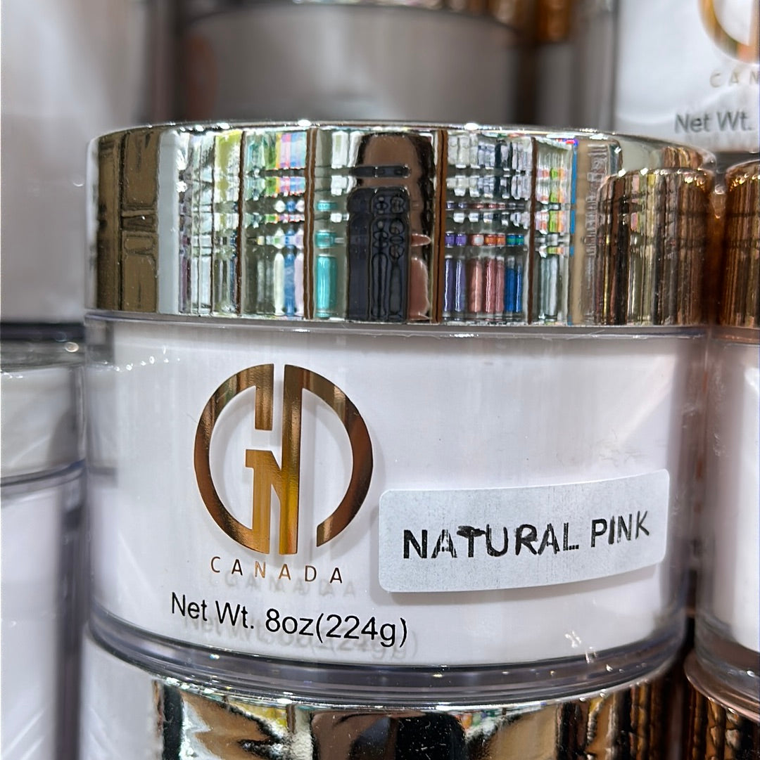 GND POWDER  NATURAL PINK 8 OZ