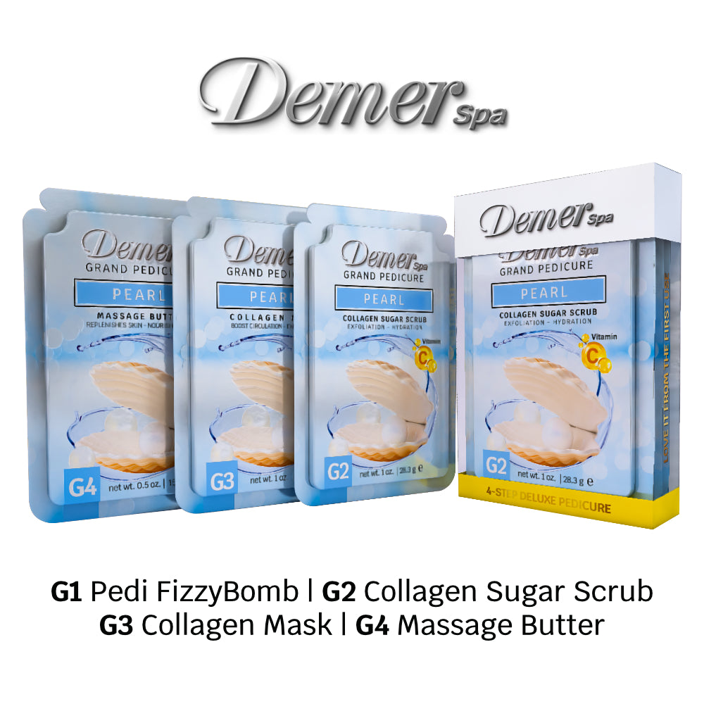 DEMER DELUXE PEDICURE KIT PEARL