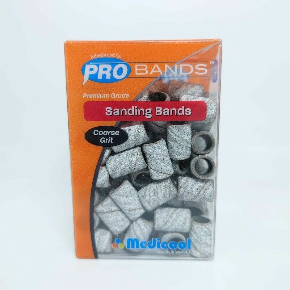 MEDICOOL SANDING BANDS 100 PCS/BOX - COARSE GRIT