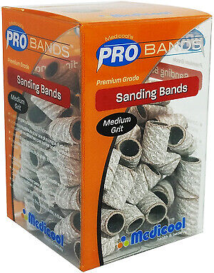 MEDICOOL SANDING BANDS 100 PCS/BOX - MEDIUM GRIT