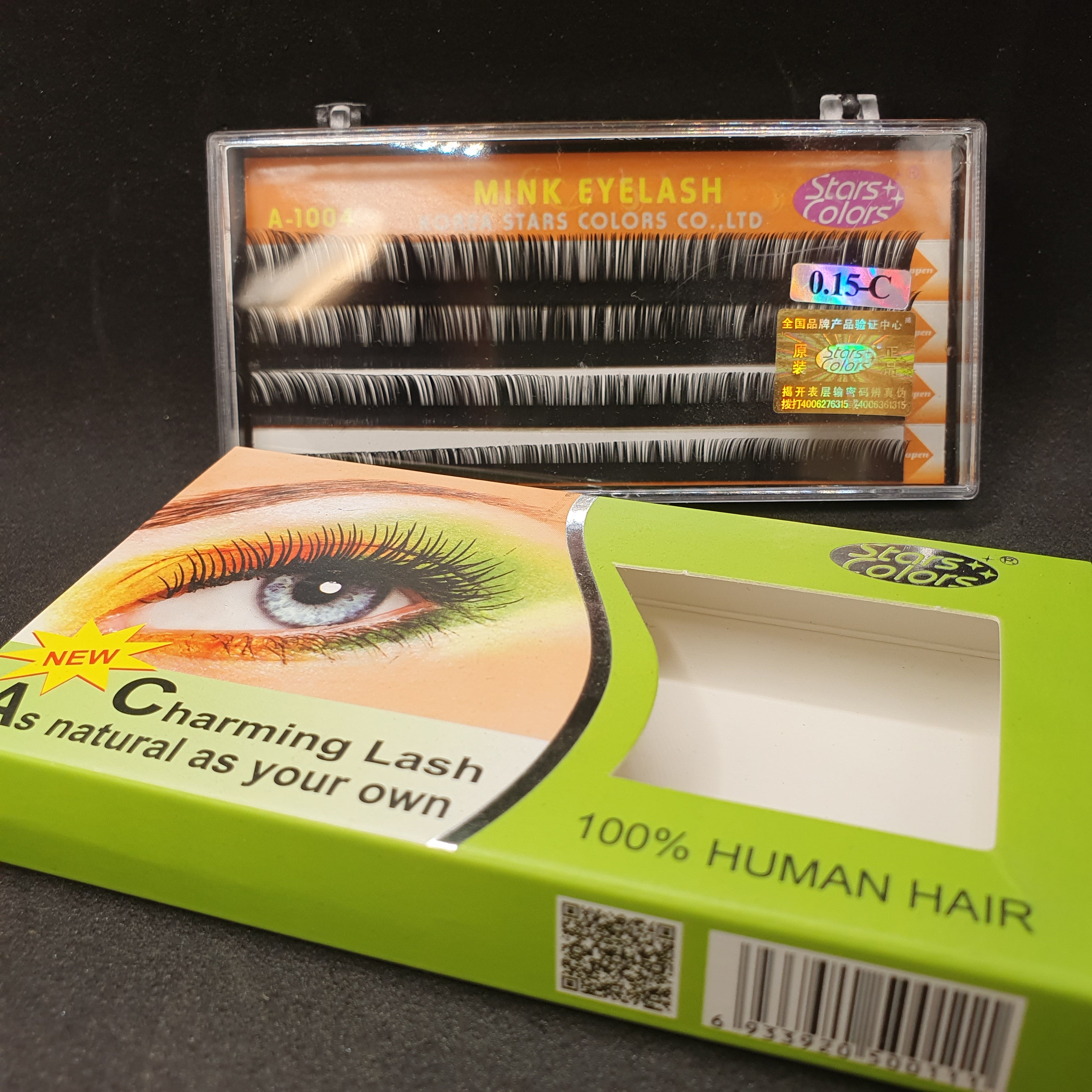 STAR COLORS INDIVIDUAL EYELASHES MIX (100% human hair)