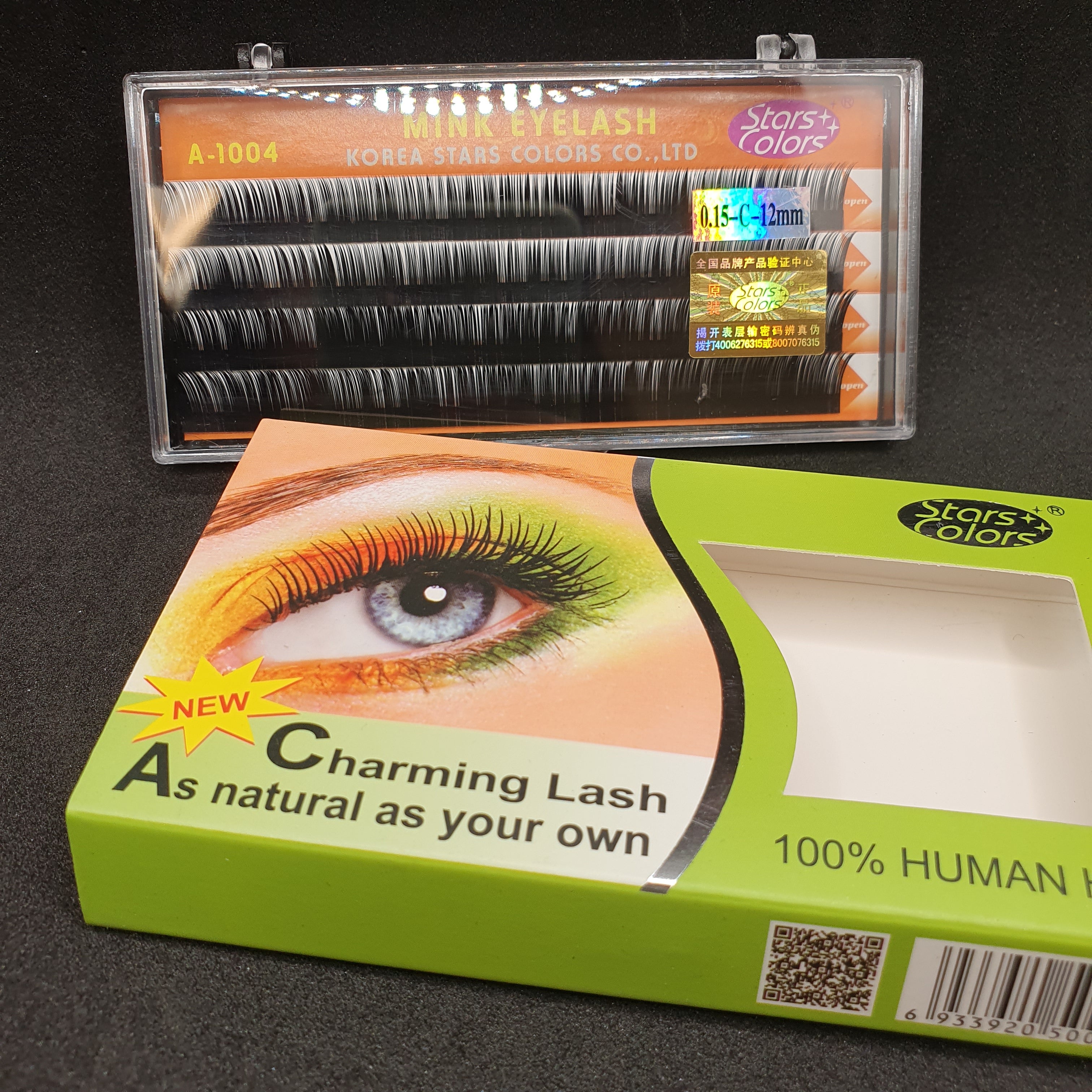 STAR COLORS INDIVIDUAL EYELASHES MIX (100% human hair)