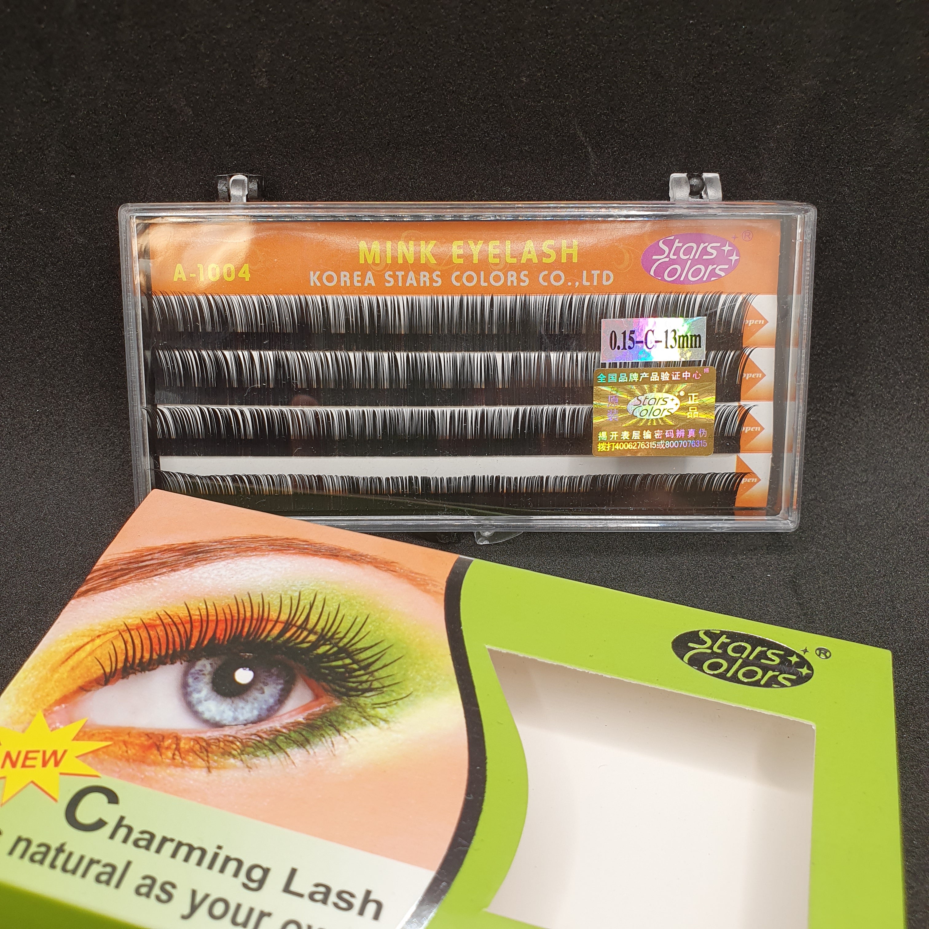 STAR COLORS INDIVIDUAL EYELASHES MIX (100% human hair)