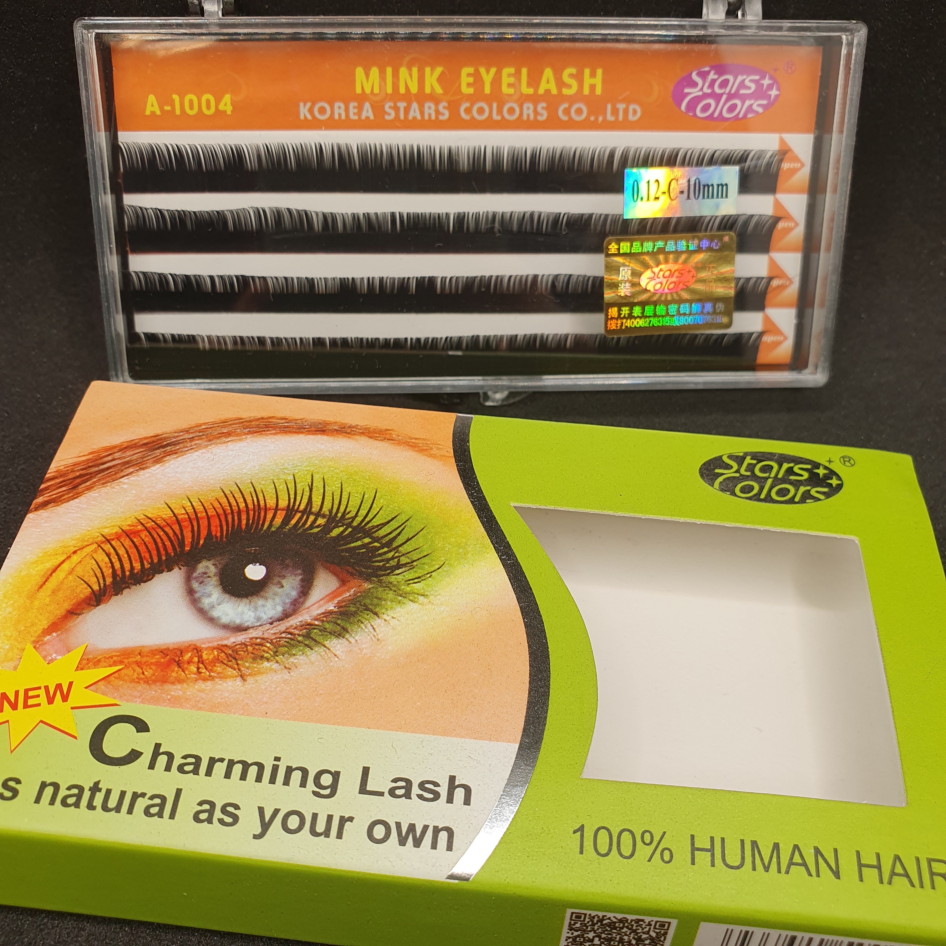 STAR COLORS INDIVIDUAL EYELASHES MIX (100% human hair)