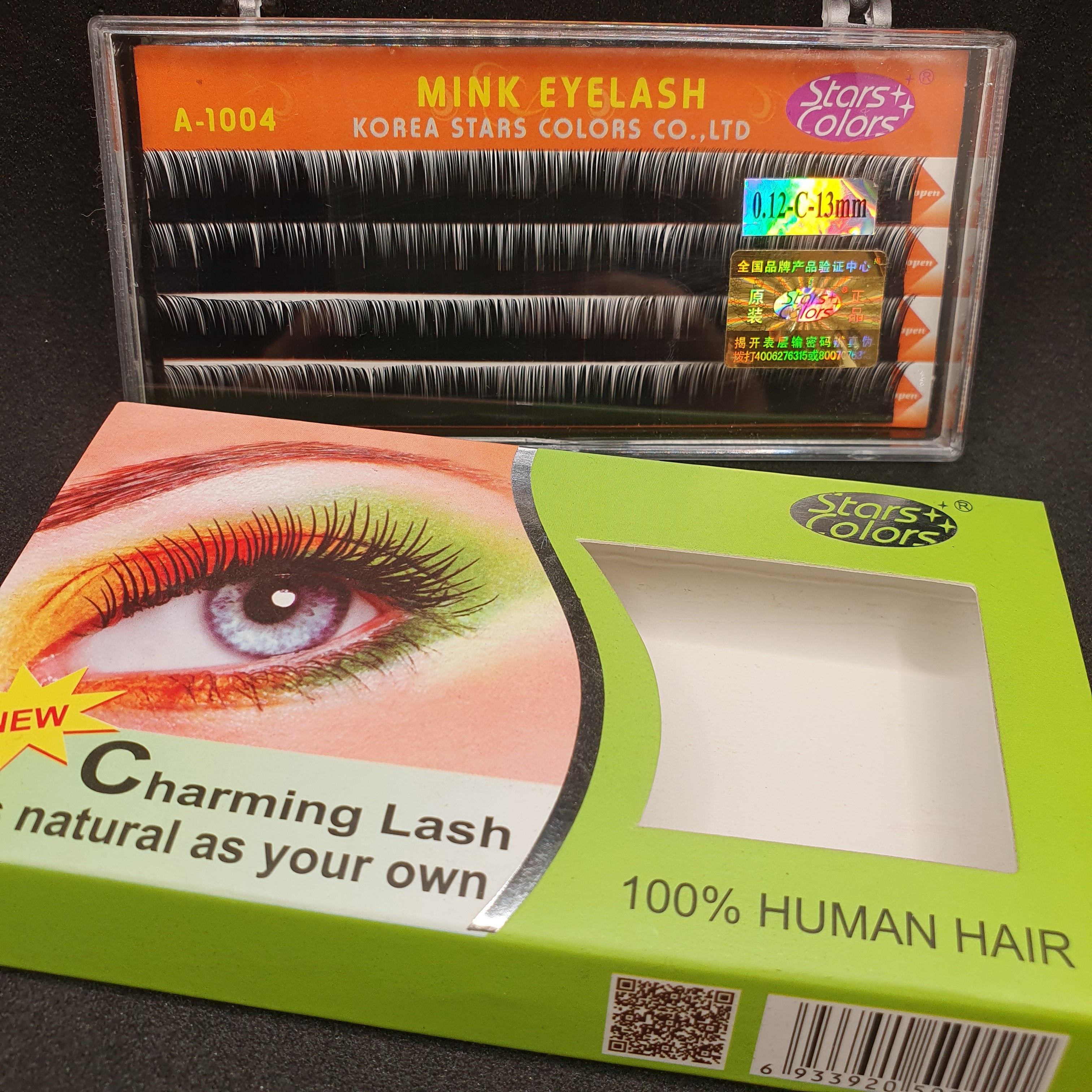 STAR COLORS INDIVIDUAL EYELASHES MIX (100% human hair)