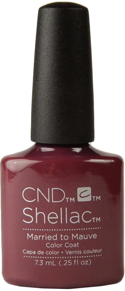 CND Shellac Gel Polish Married To Mauve - 7.3mL (.25 fl oz)