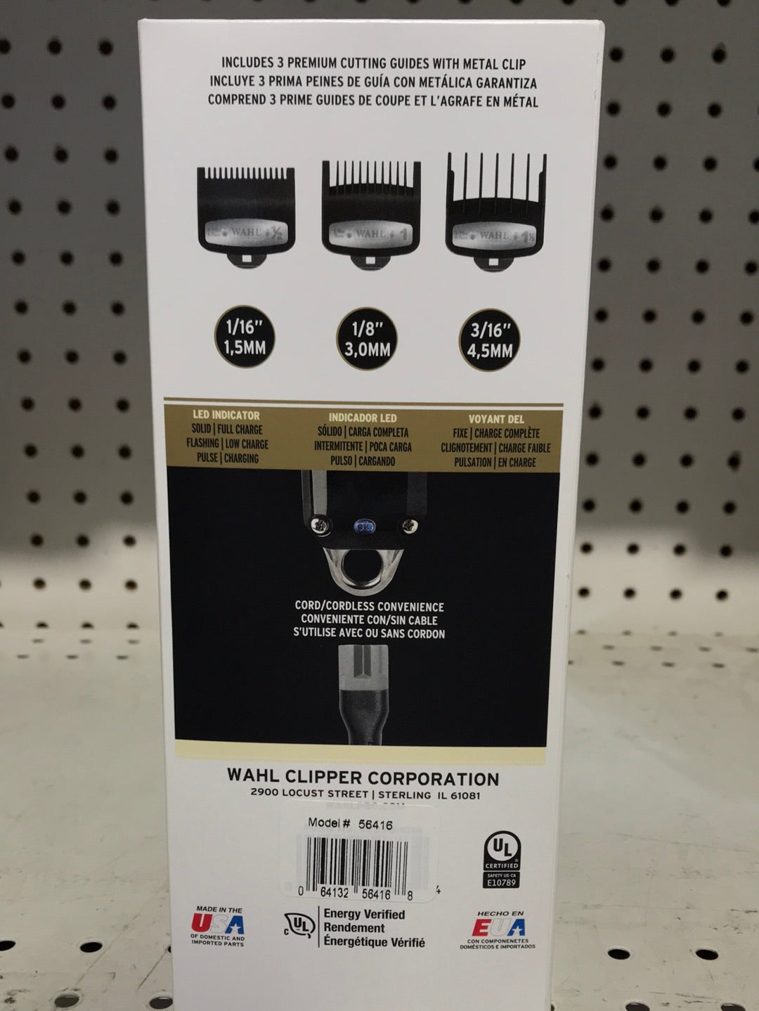 56416 WAHL 5 STAR LITHIUM CORD/CORDLESS SENIOR CLIPPER