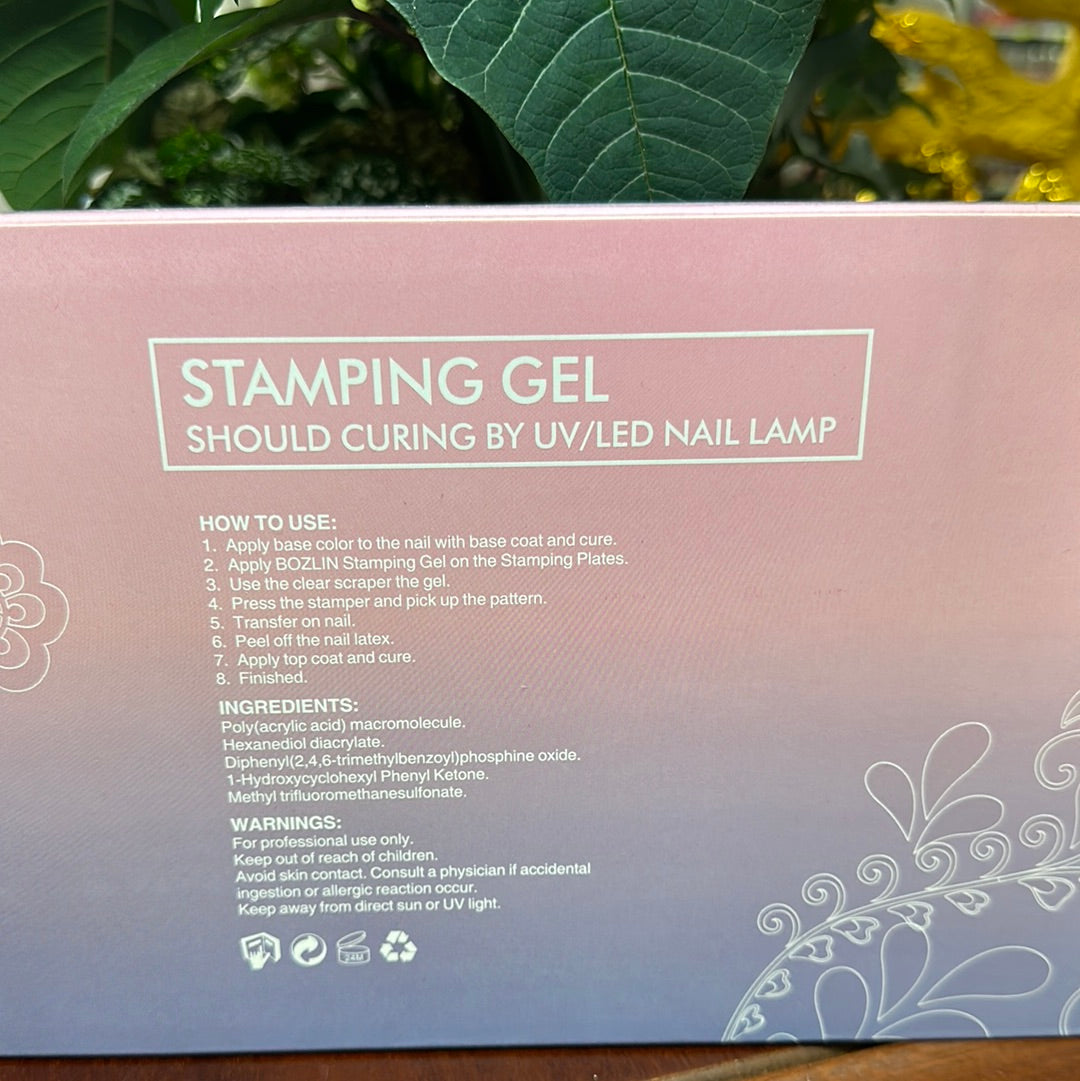 GND STAMPING GEL KIT-9 PCS