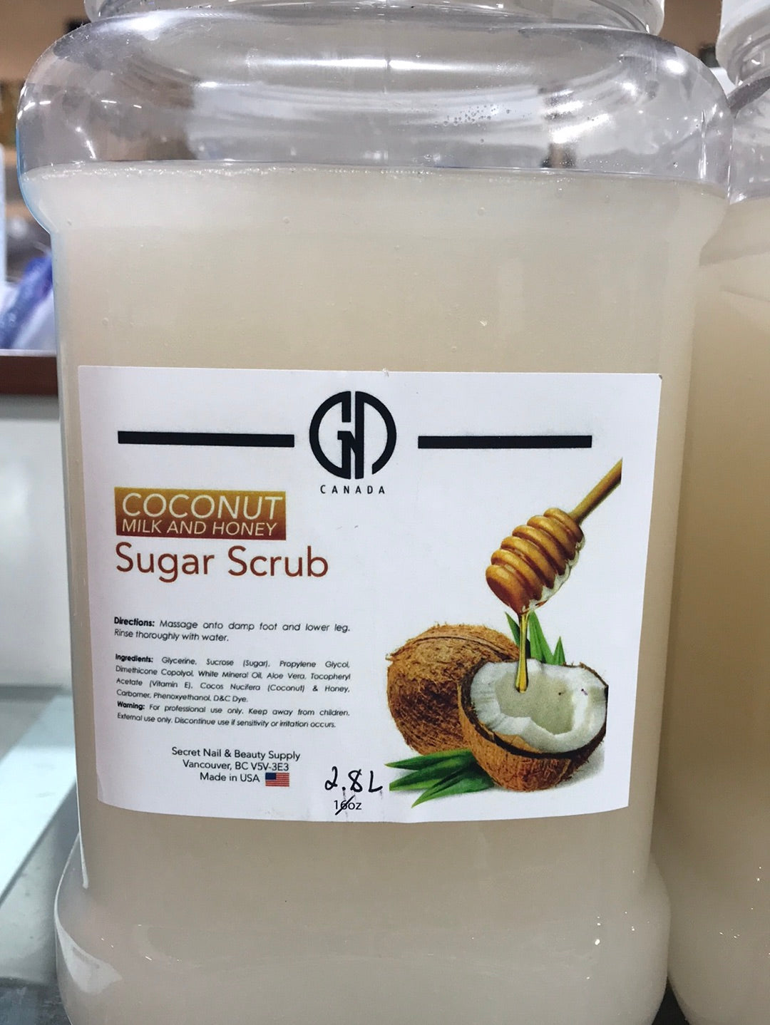 GND SUGAR SCRUB 2.8 LITER