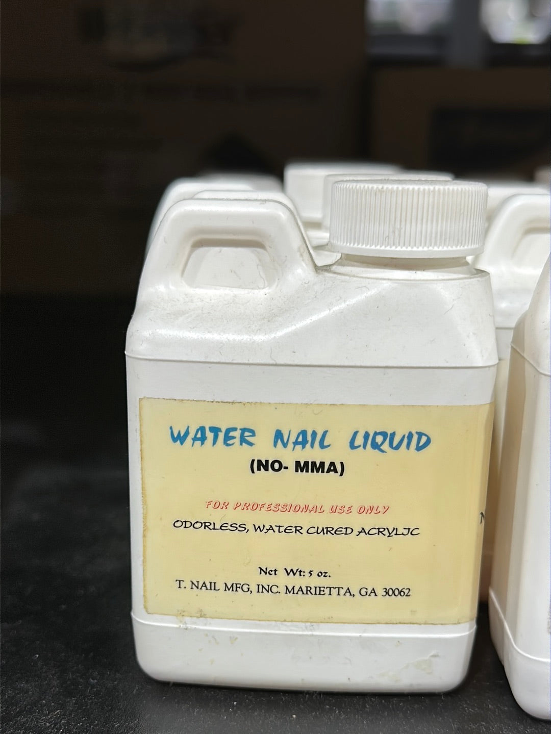 WATER NAIL LIQUID 5 OZ ( NO MMA )